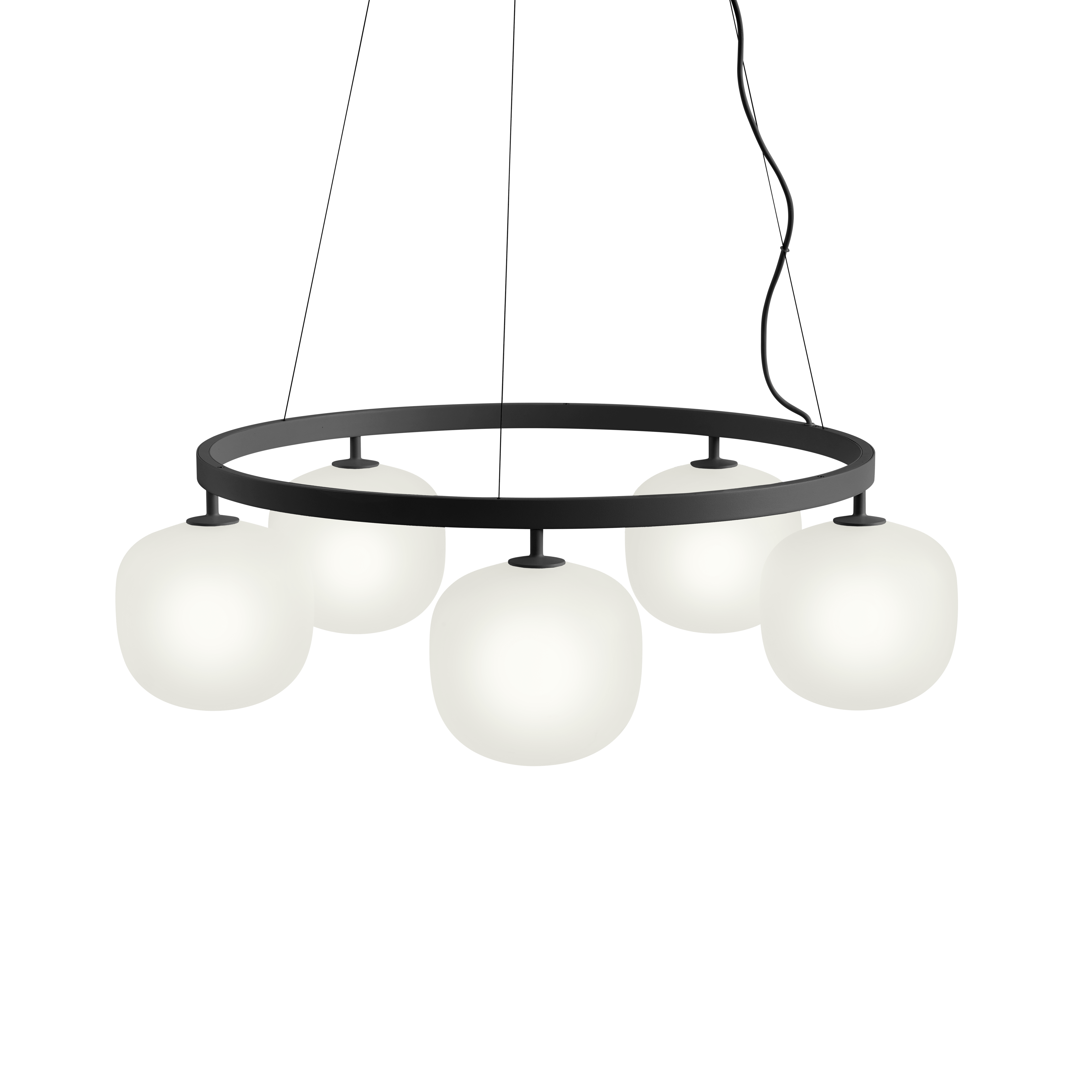 RIME black chandelier