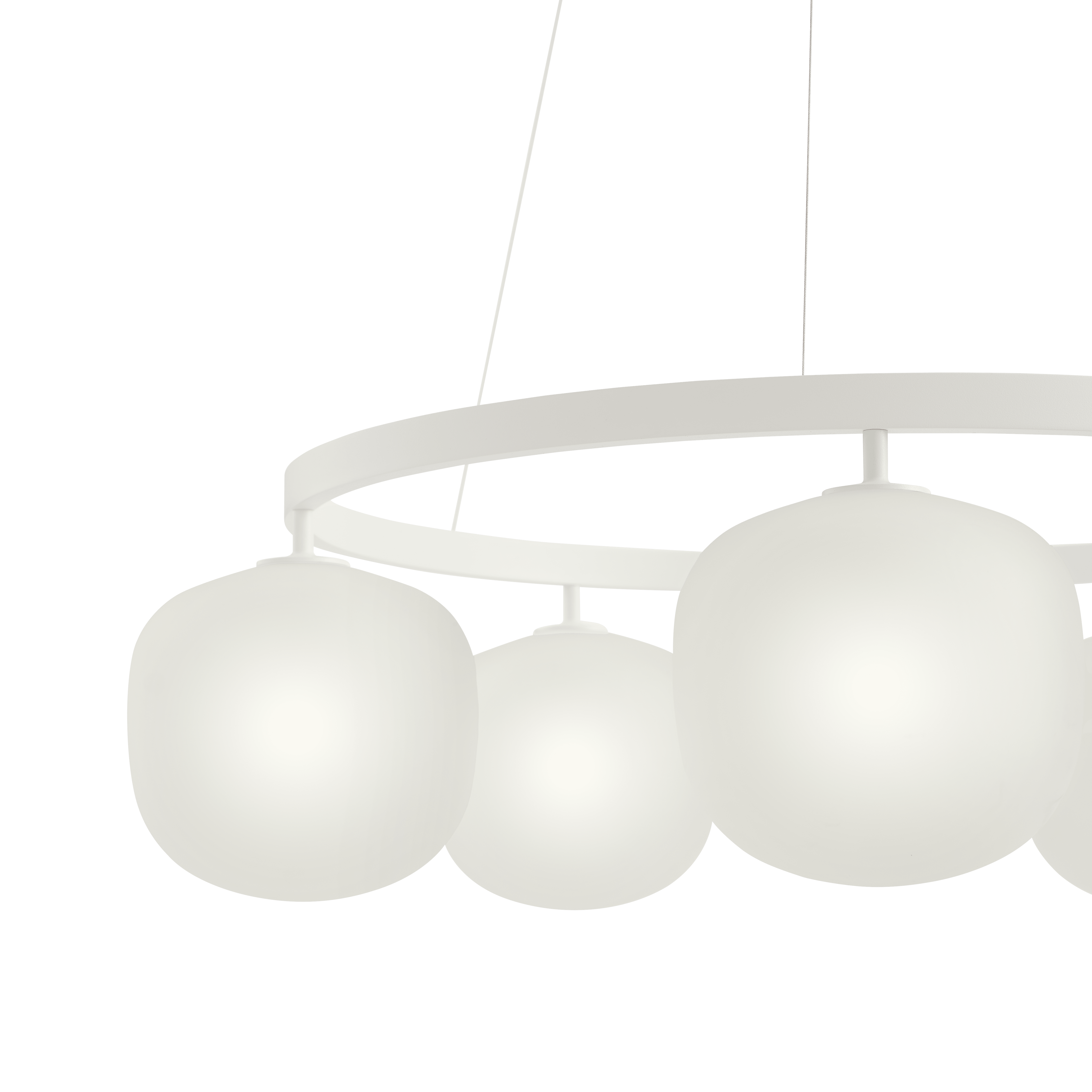 RIME white chandelier
