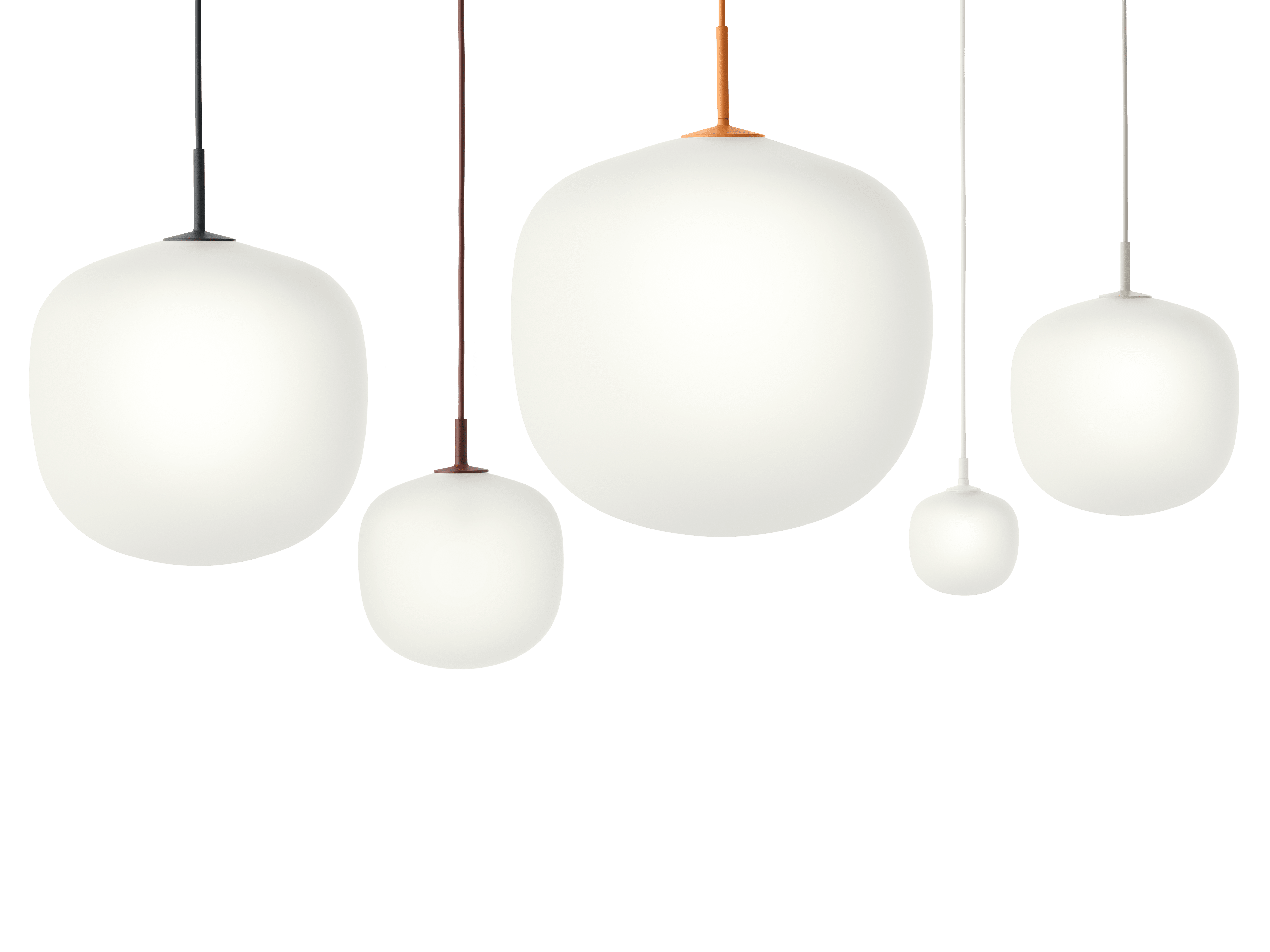 RIME orange pendant lamp