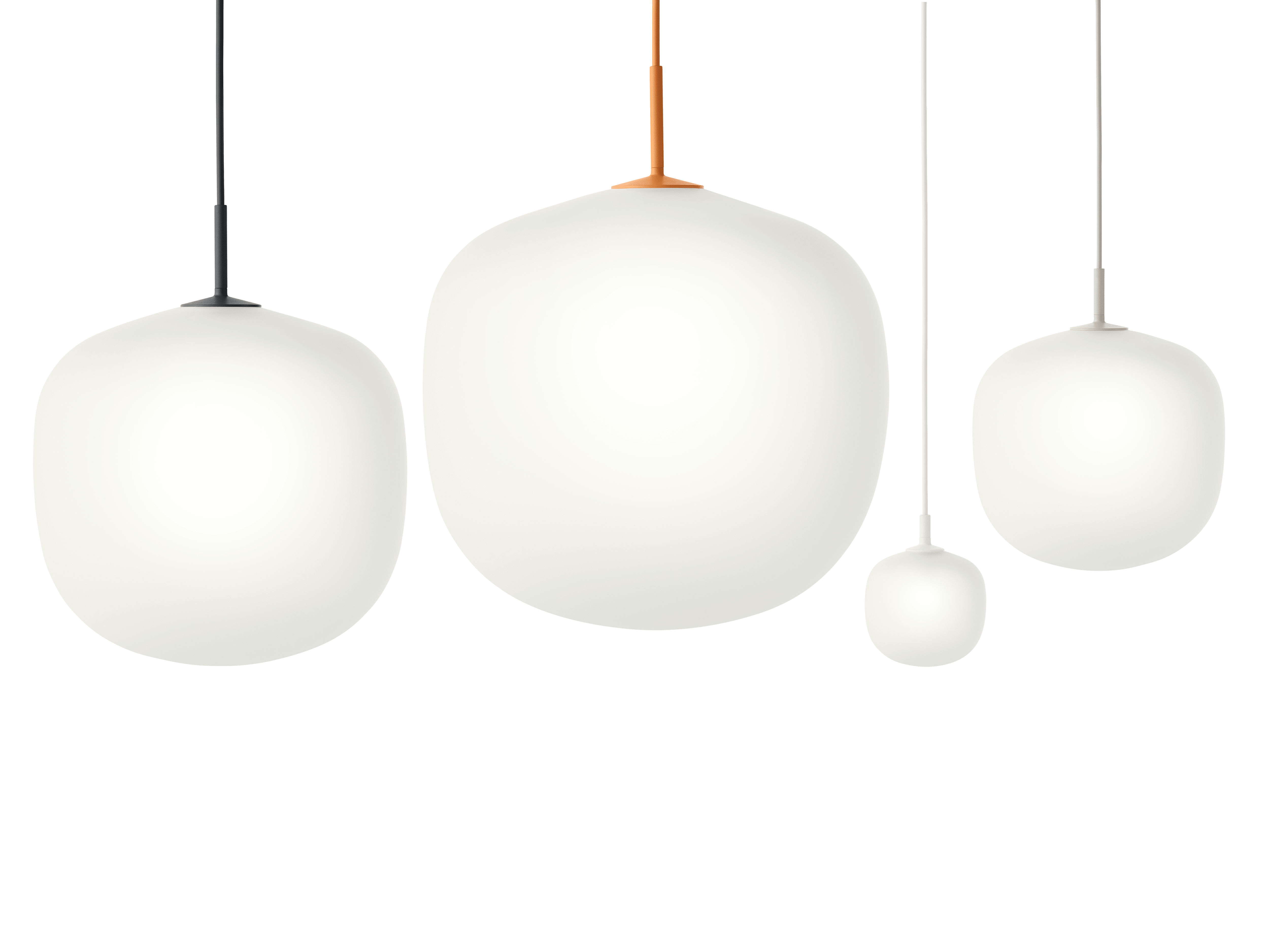 RIME orange pendant lamp