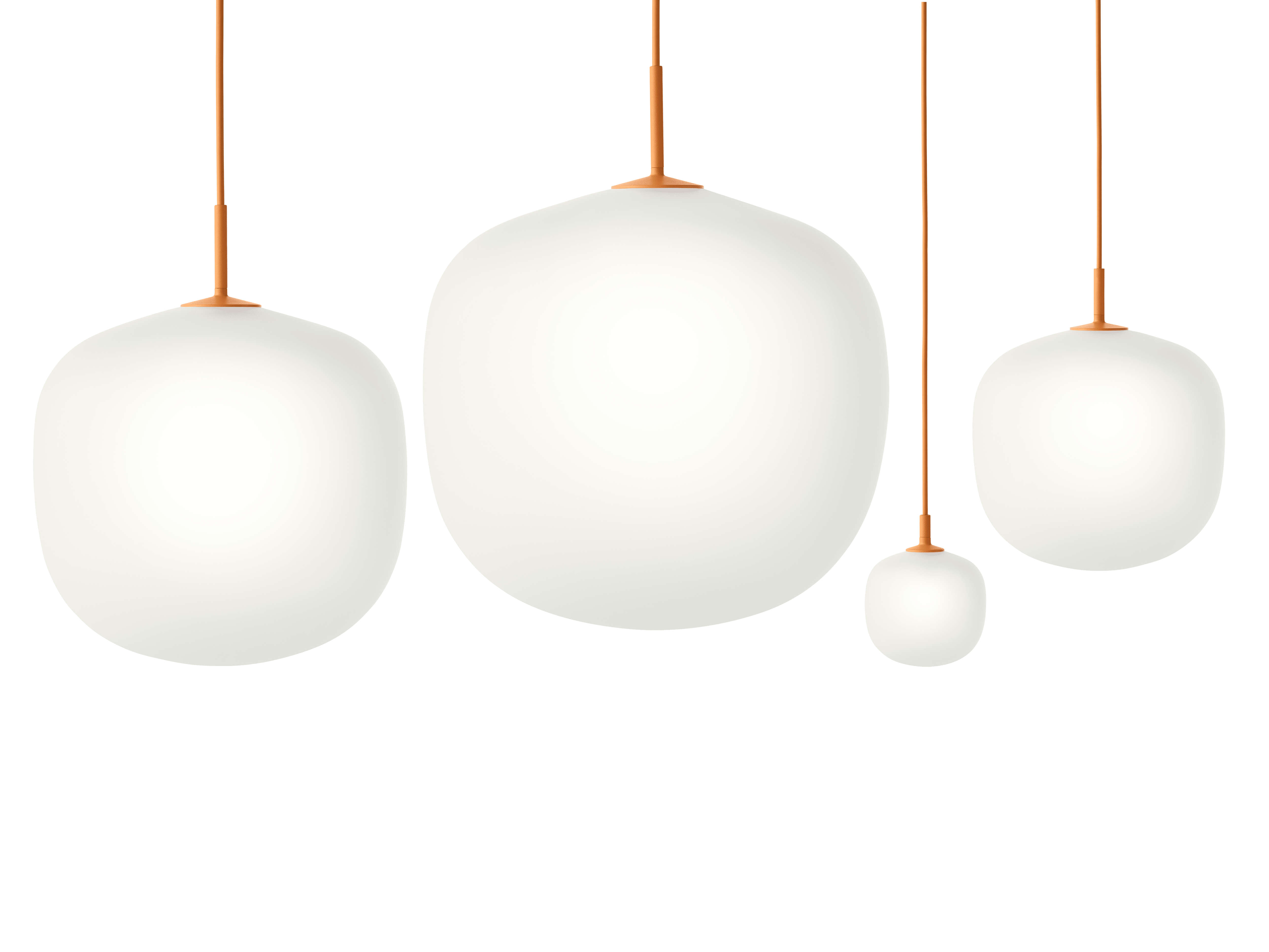 RIME orange pendant lamp