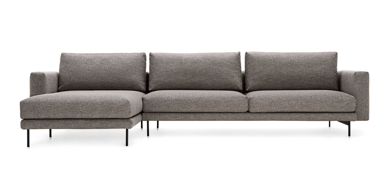 Left-sided upholstered corner sofa ROD