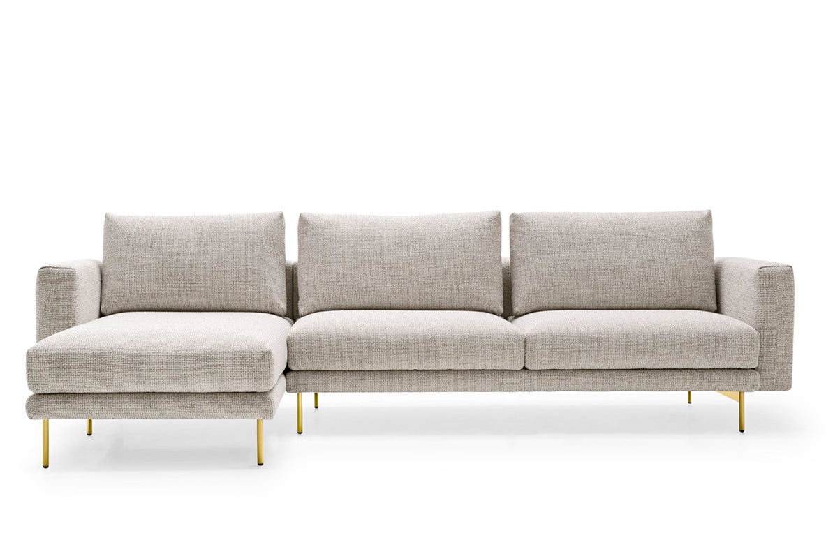 Left-sided upholstered corner sofa ROD