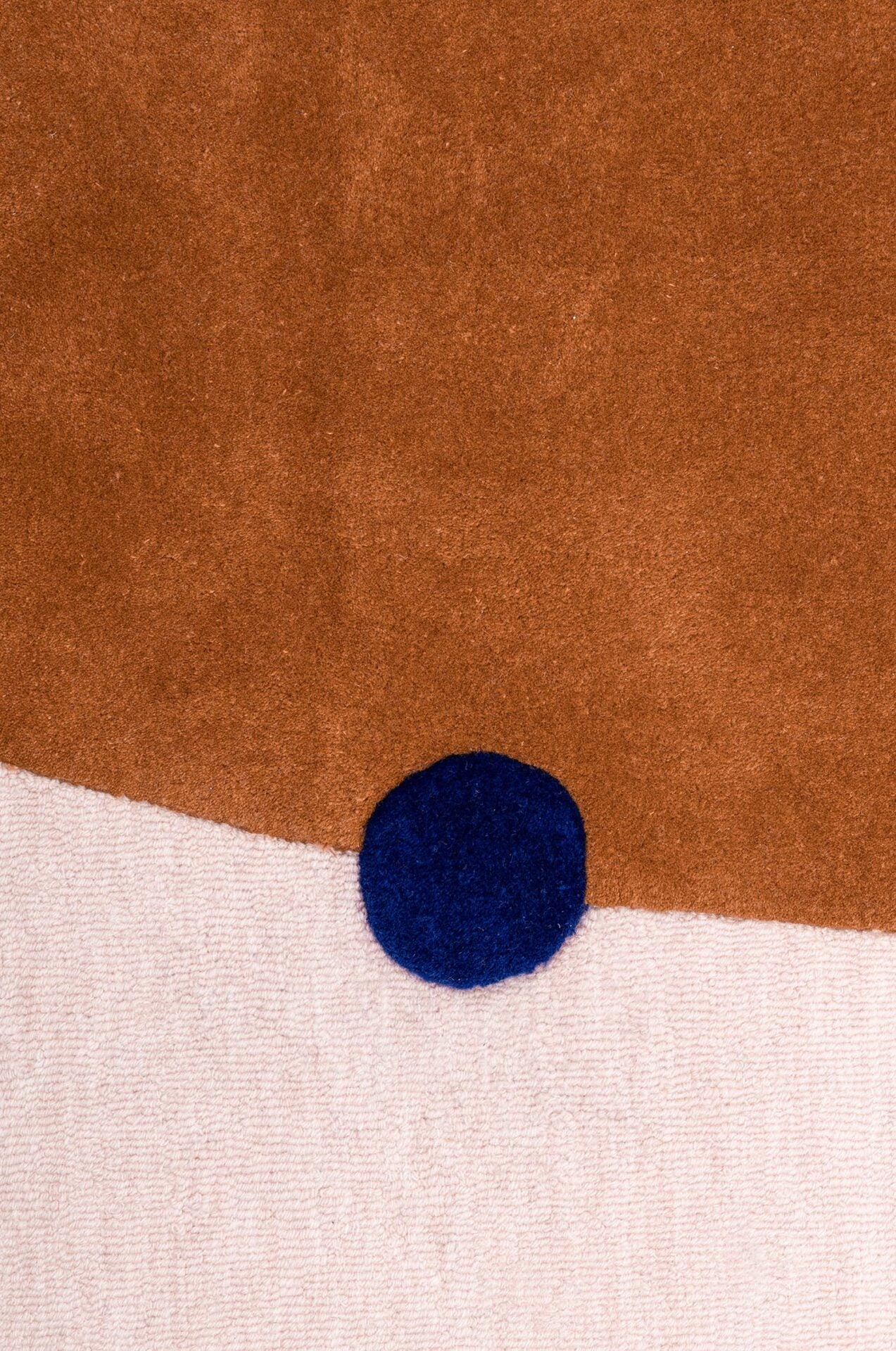 ROME Brick Red Rug with Pink and Cobalt