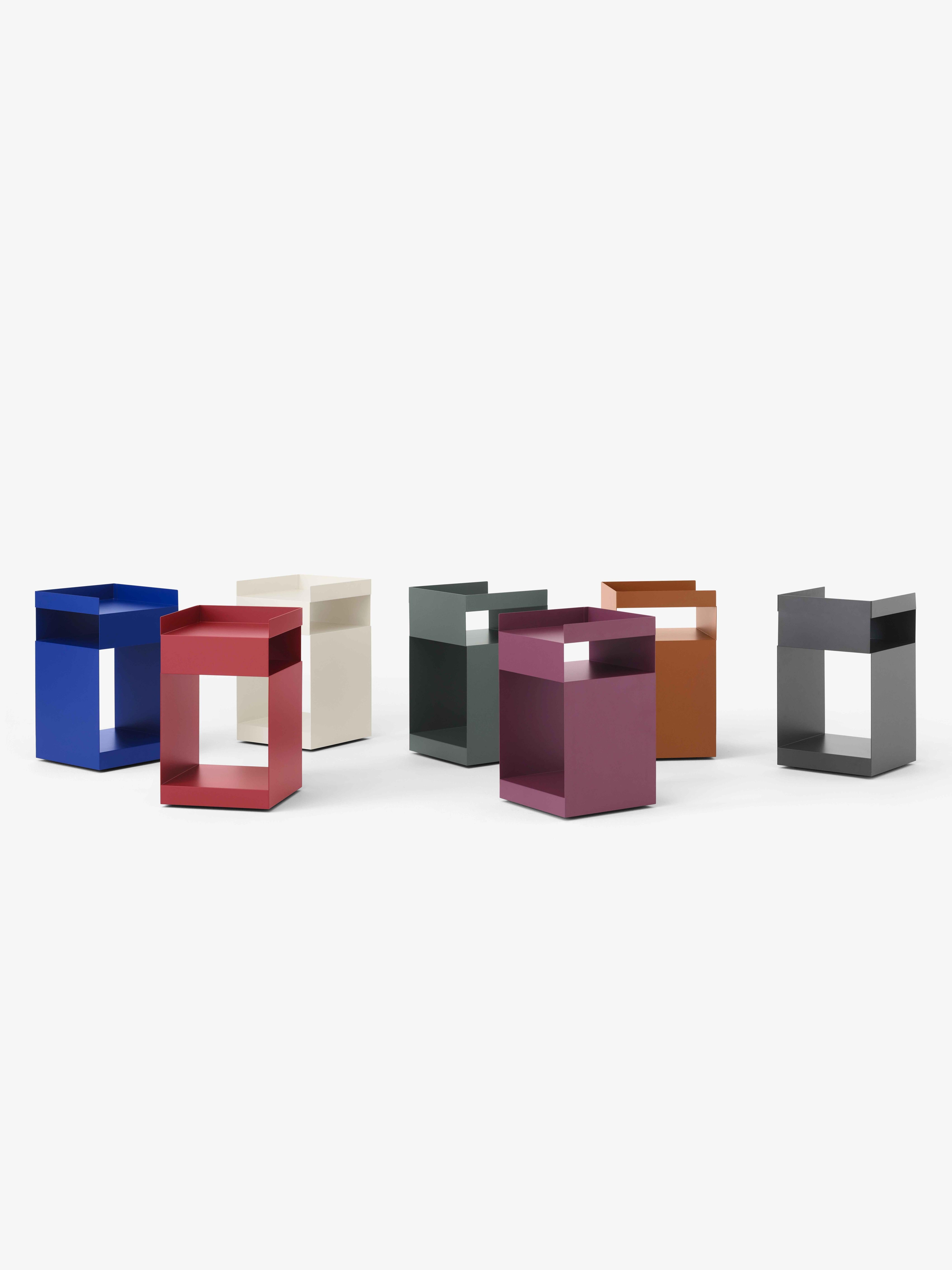 Rotate SC73 Rolling Cabinet, Wine Red
