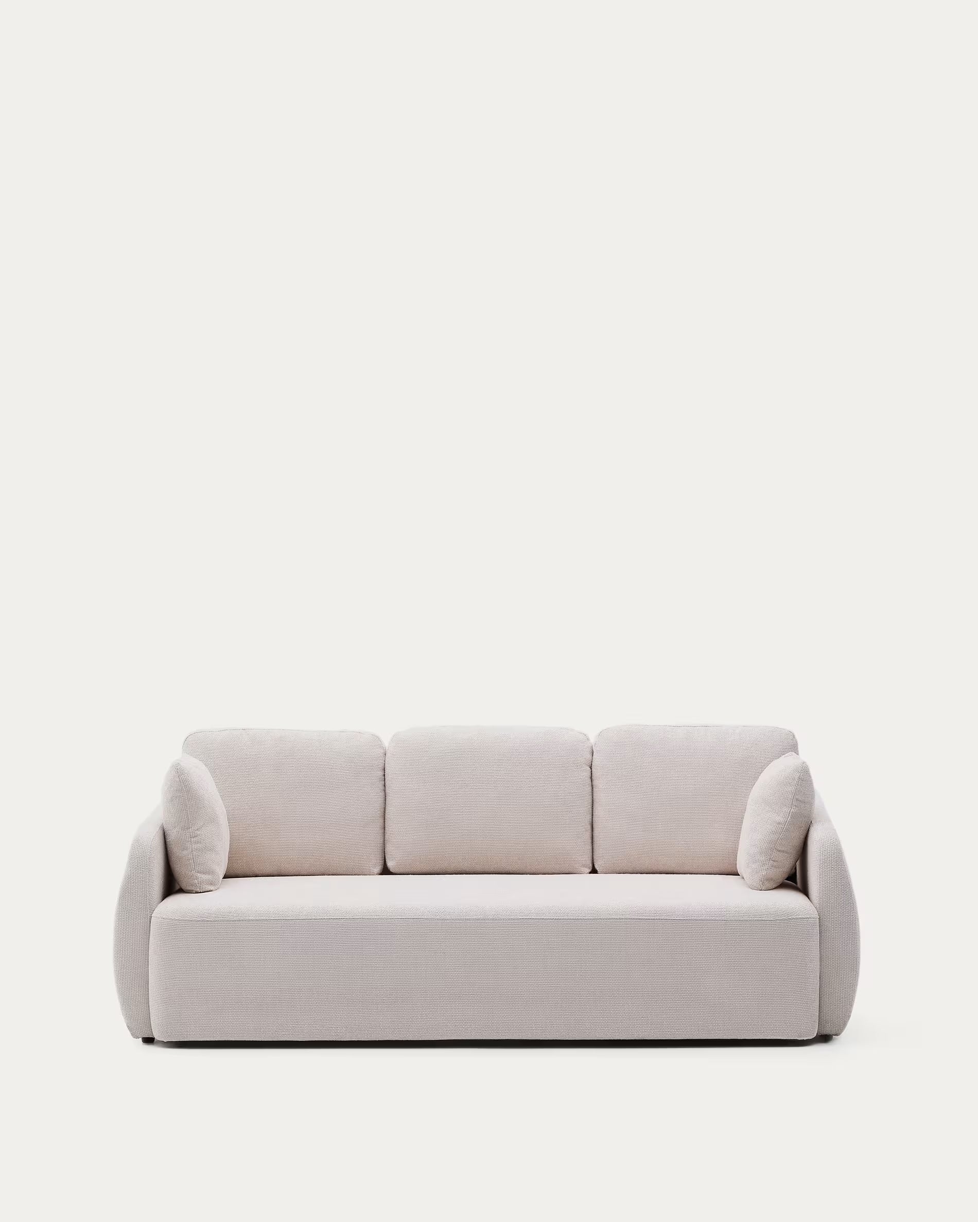 Folding sofa of 3-person Écru laira