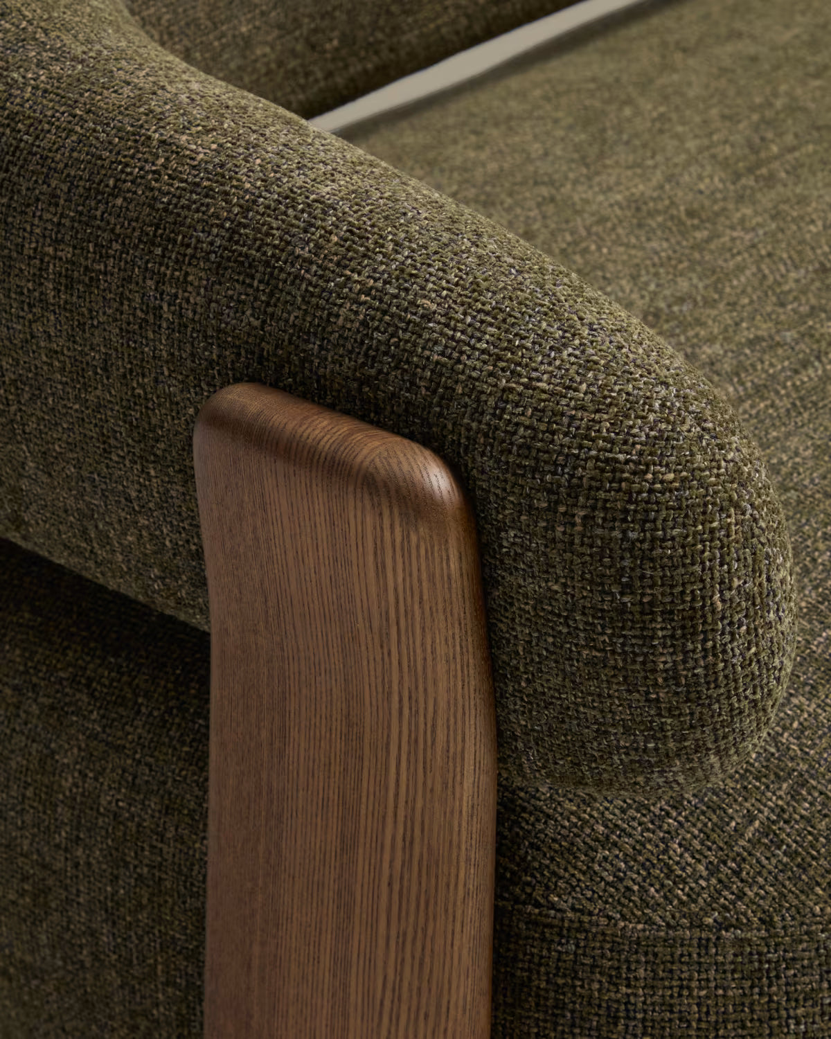 2-Seater Sofa GRANITE Green Chenille