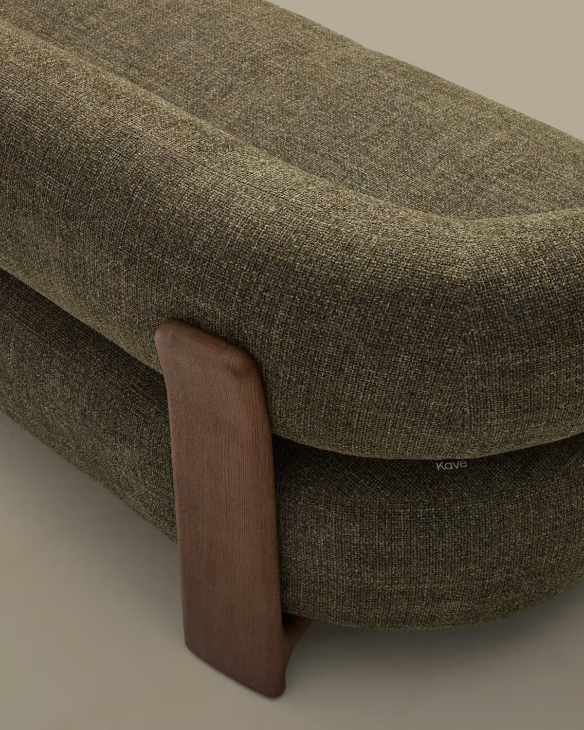 2-Seater Sofa GRANITE Green Chenille