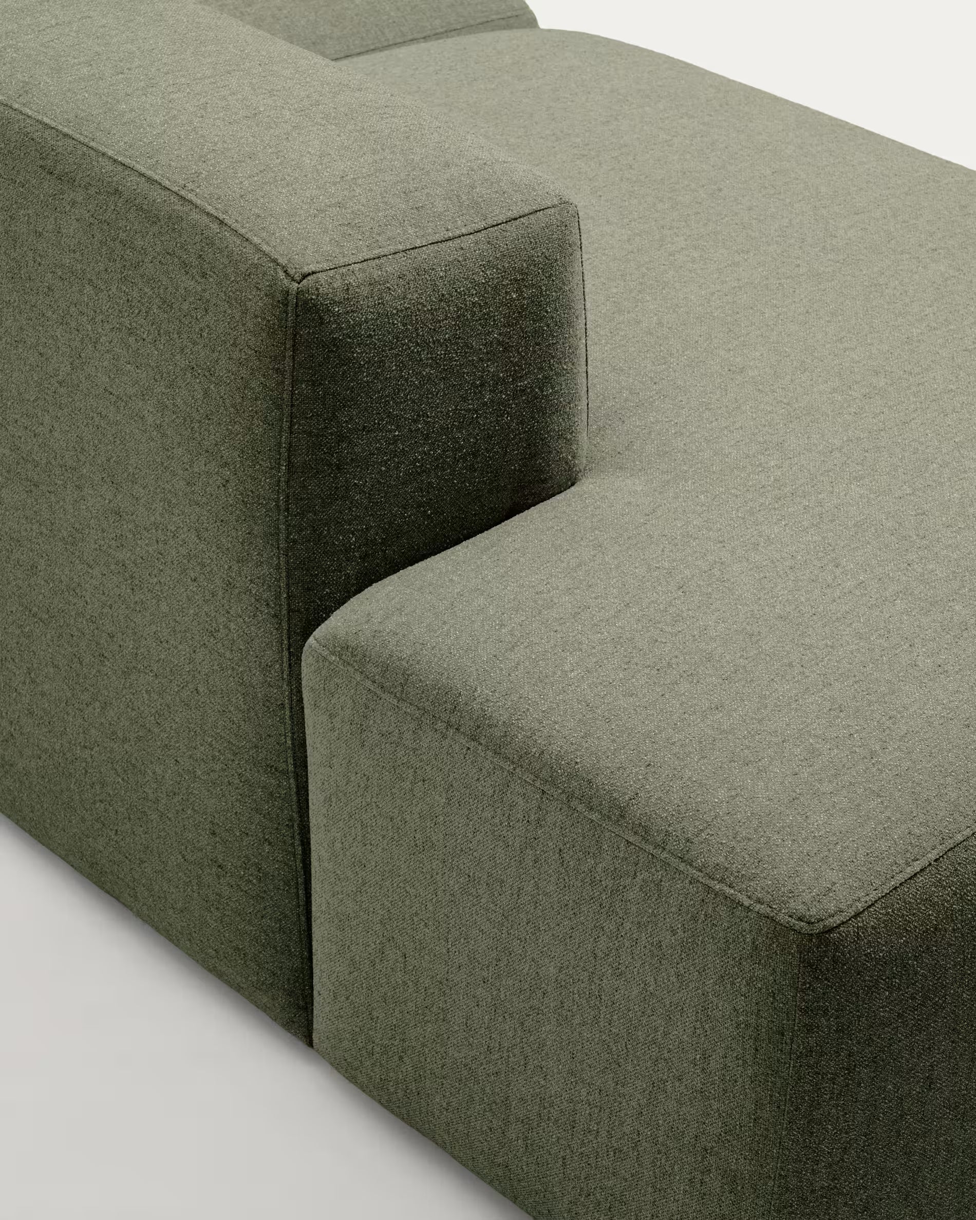 Sofa 4-osobowa BLOK ciemnozielony szenil