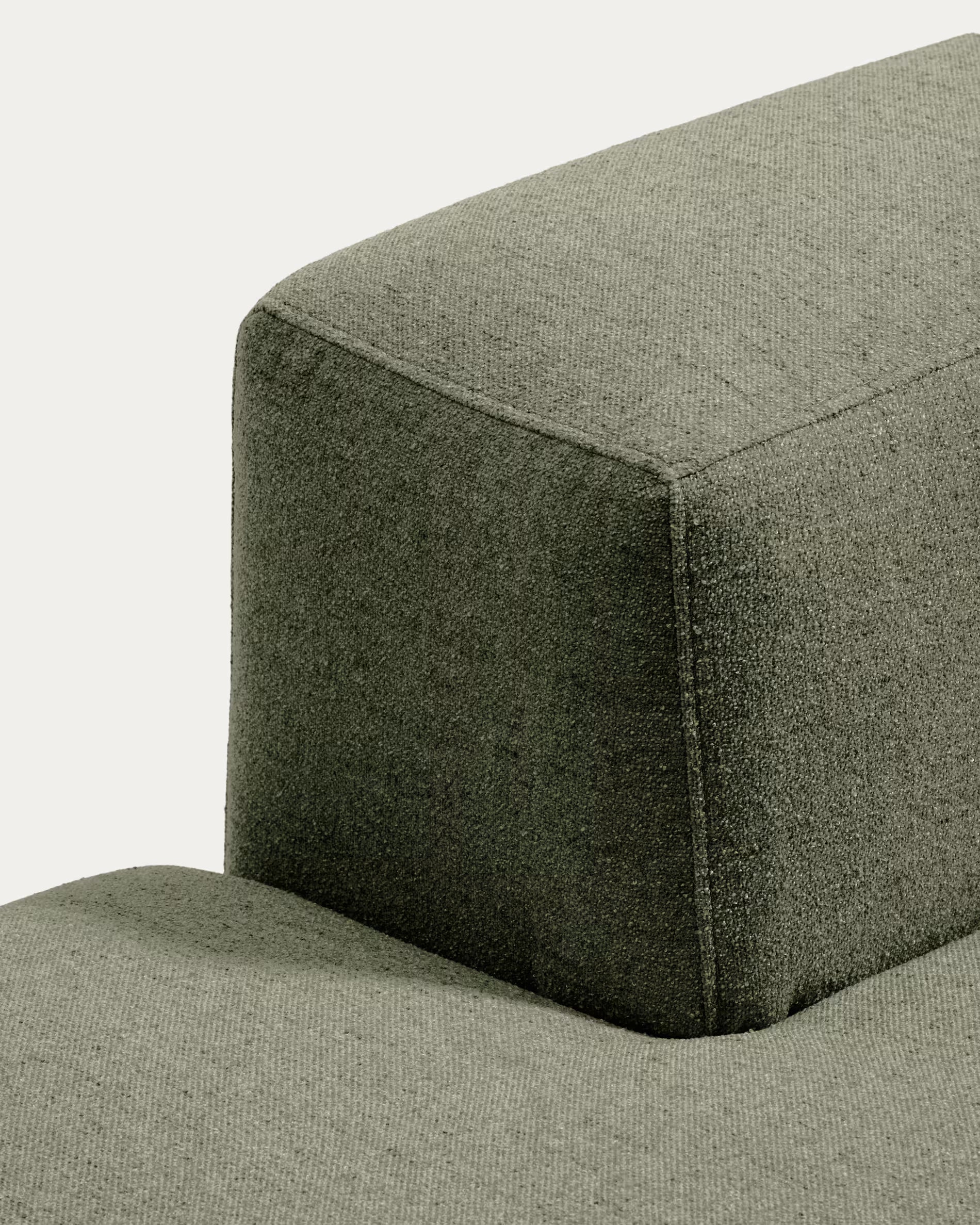 Sofa 4-osobowa BLOK ciemnozielony szenil