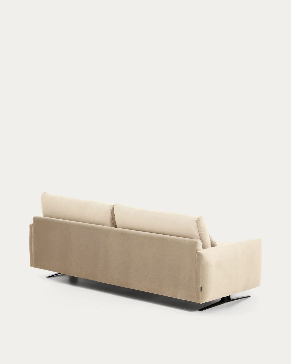 Sofa 4-osobowa VELIRO perłowy aksamit – ujęcie 8
