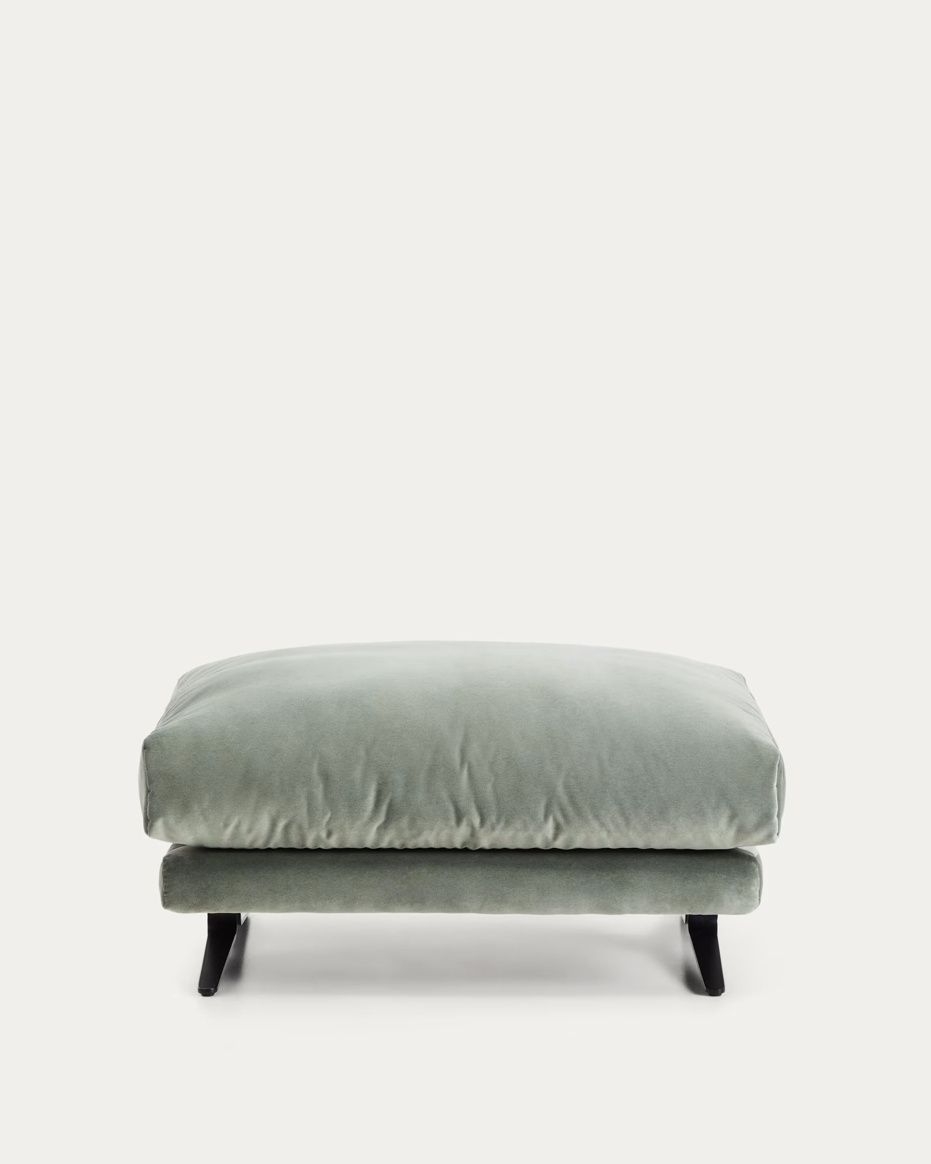 VELIRO green footrest with black base