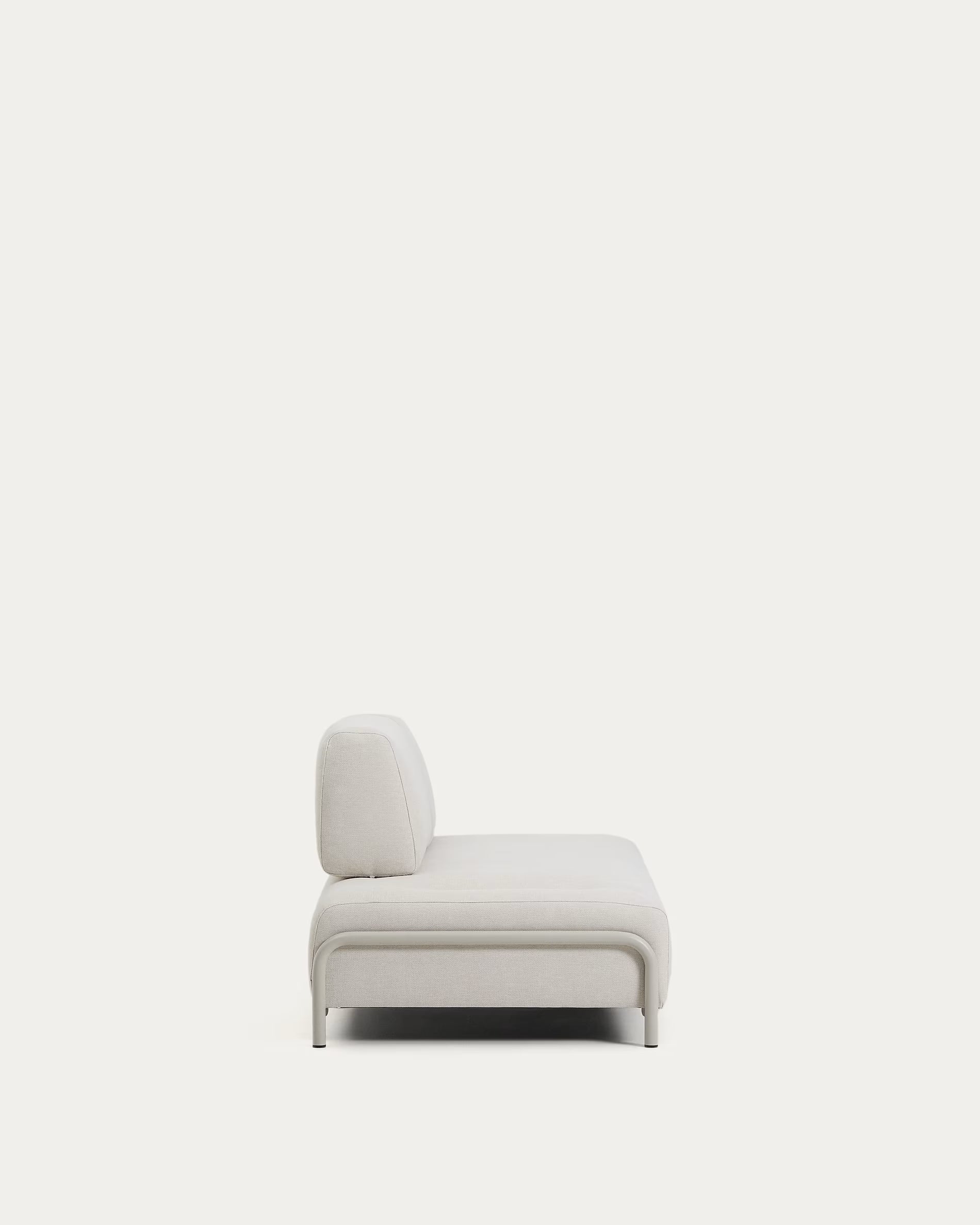 Modulsofa 2-sitzig COMPO beige mit beigem Sockel