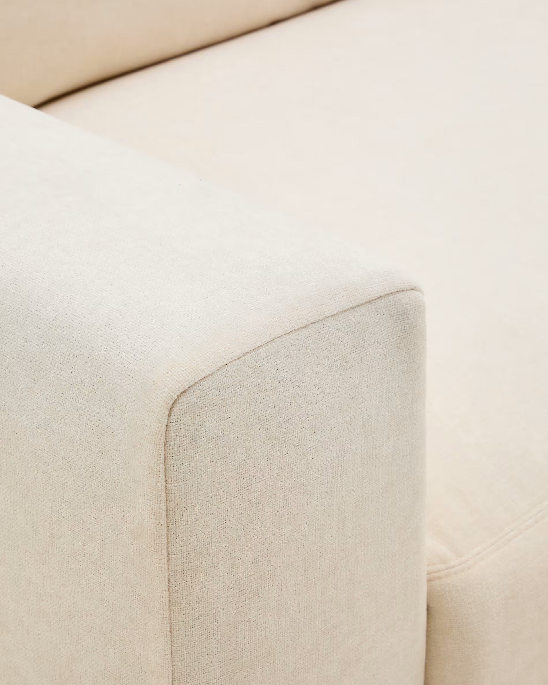 3-seater sofa ALEA ecru chenille