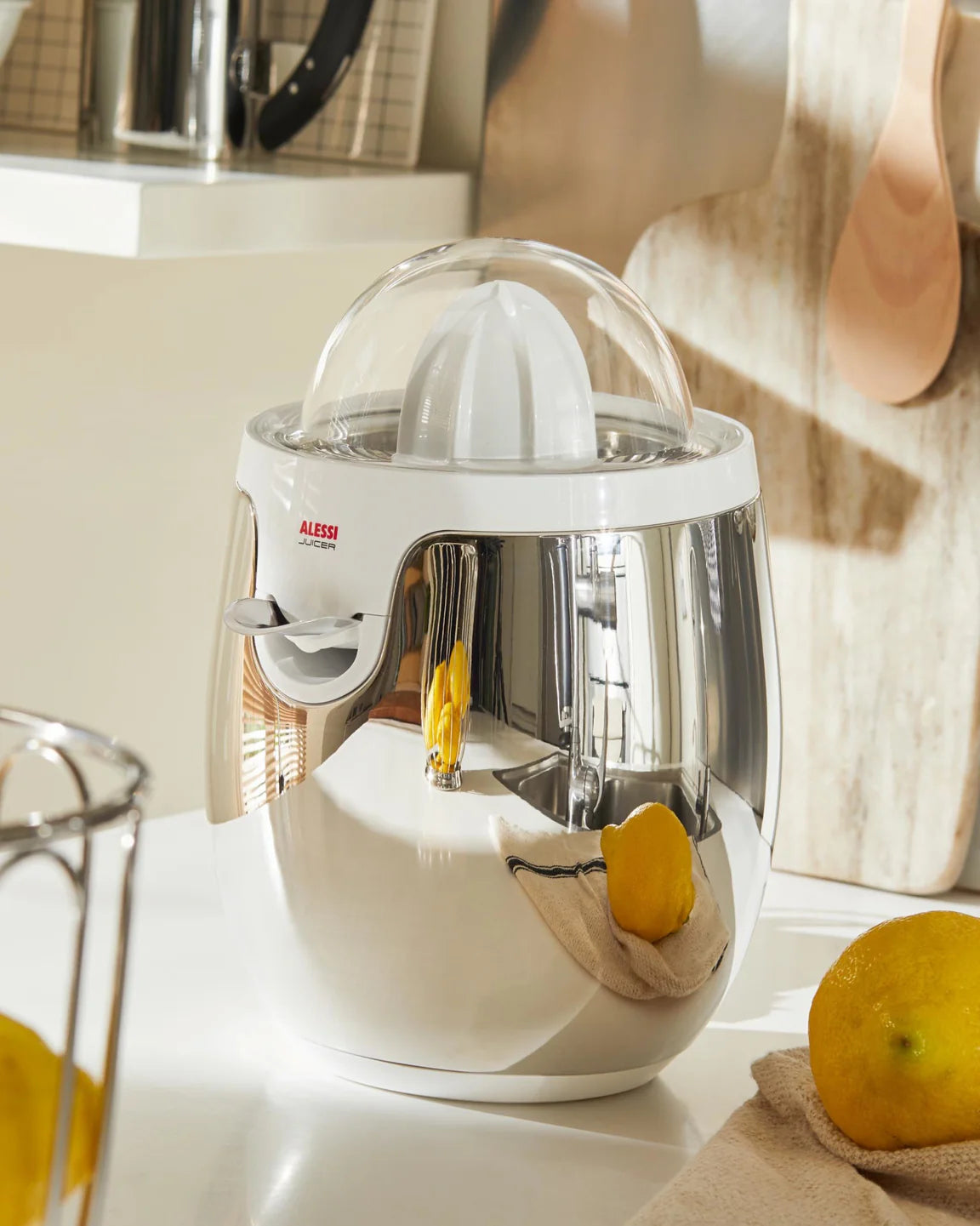 Citrus juicer SG63 silver with white