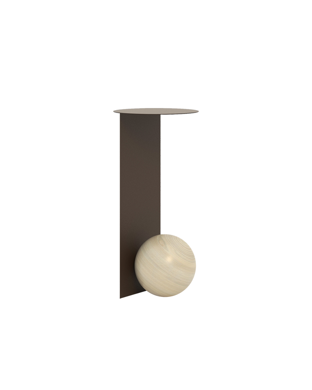 SION Side Table in Steel and Wood