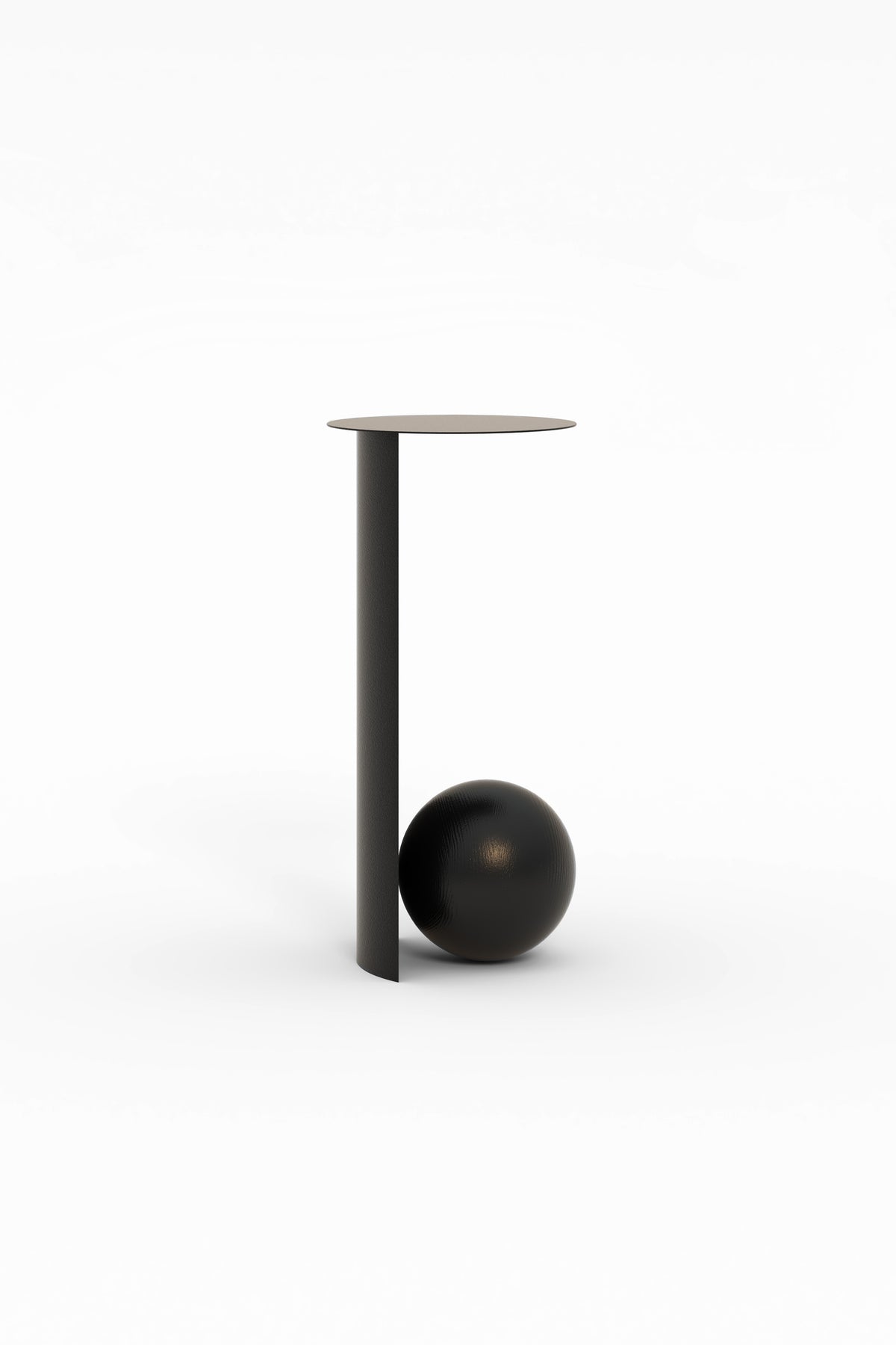 SION Side Table in Steel and Wood