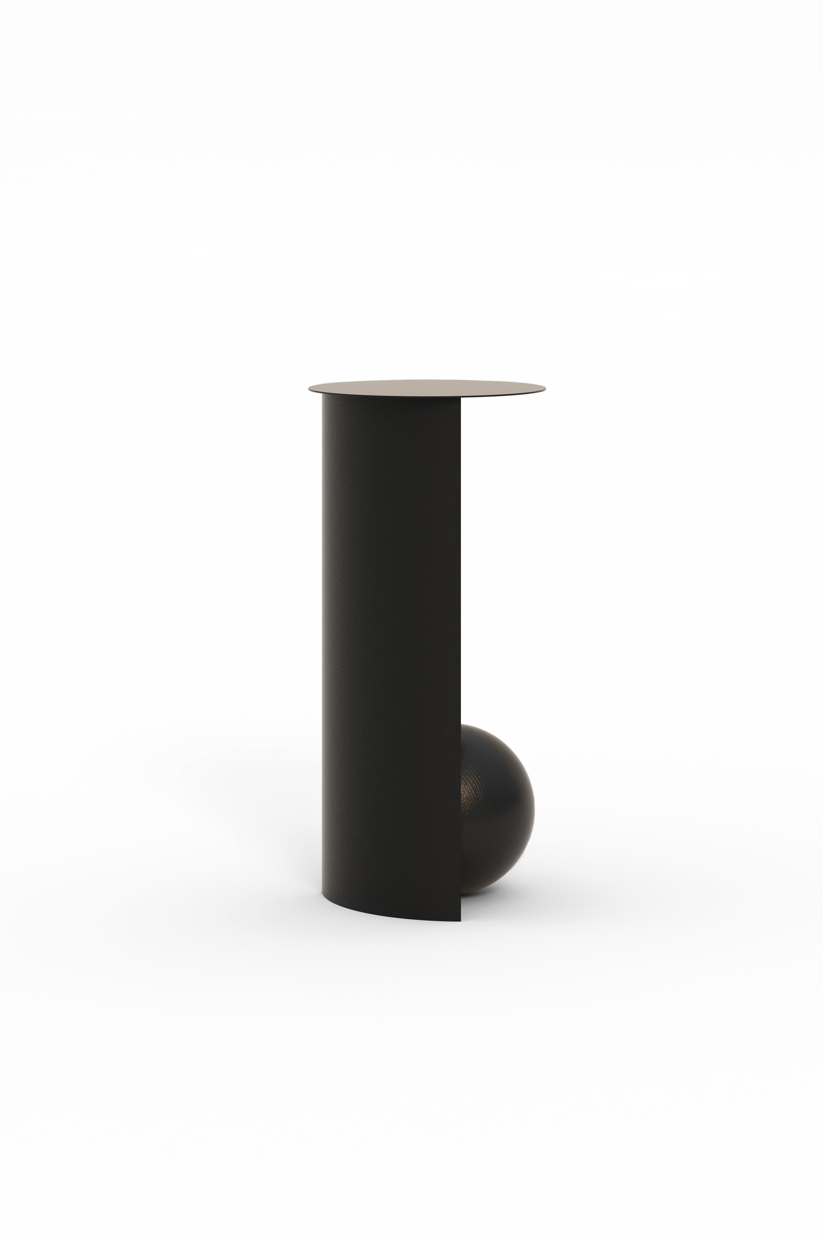 SION Side Table in Steel and Wood