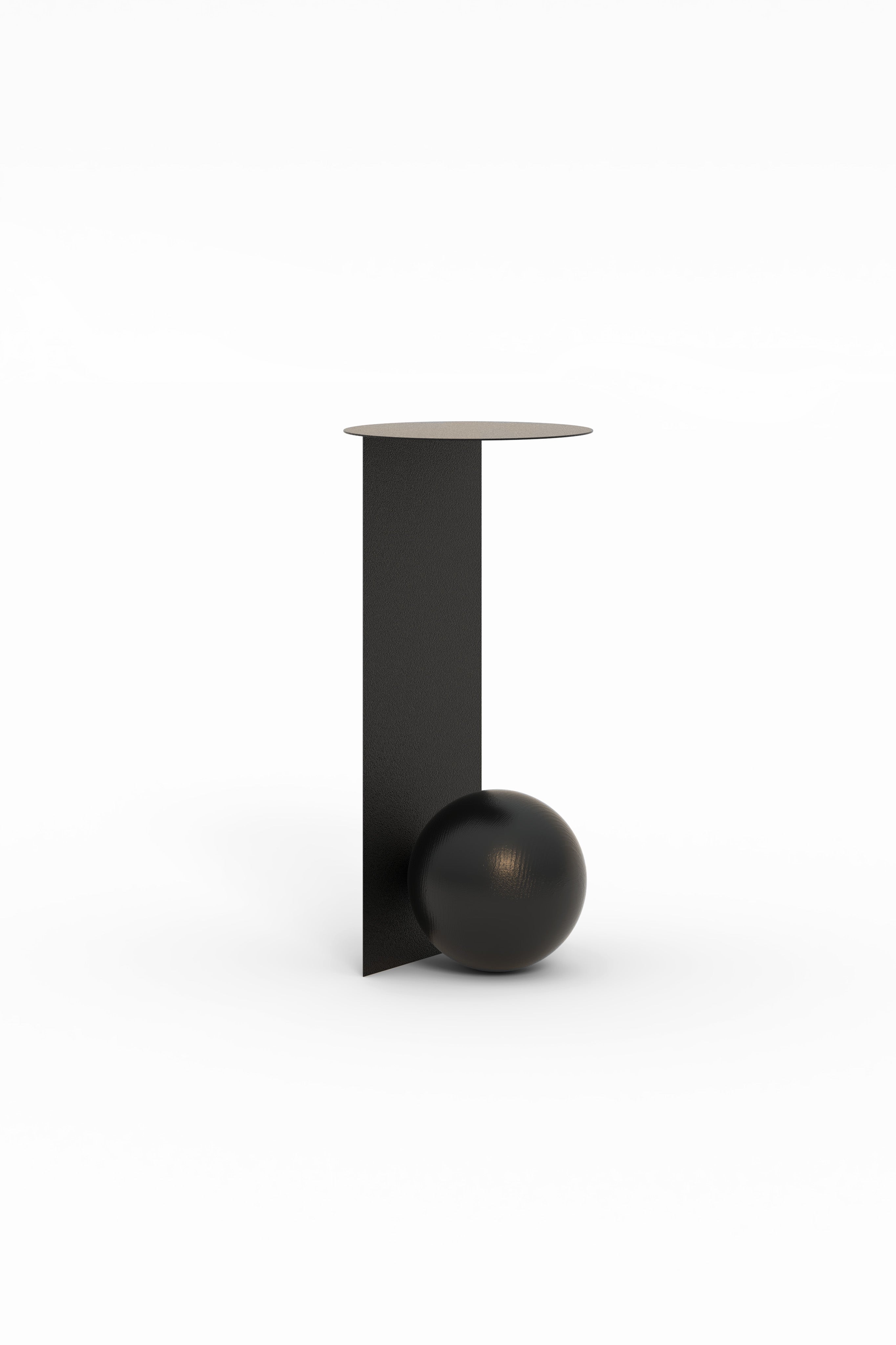 SION Side Table in Steel and Wood