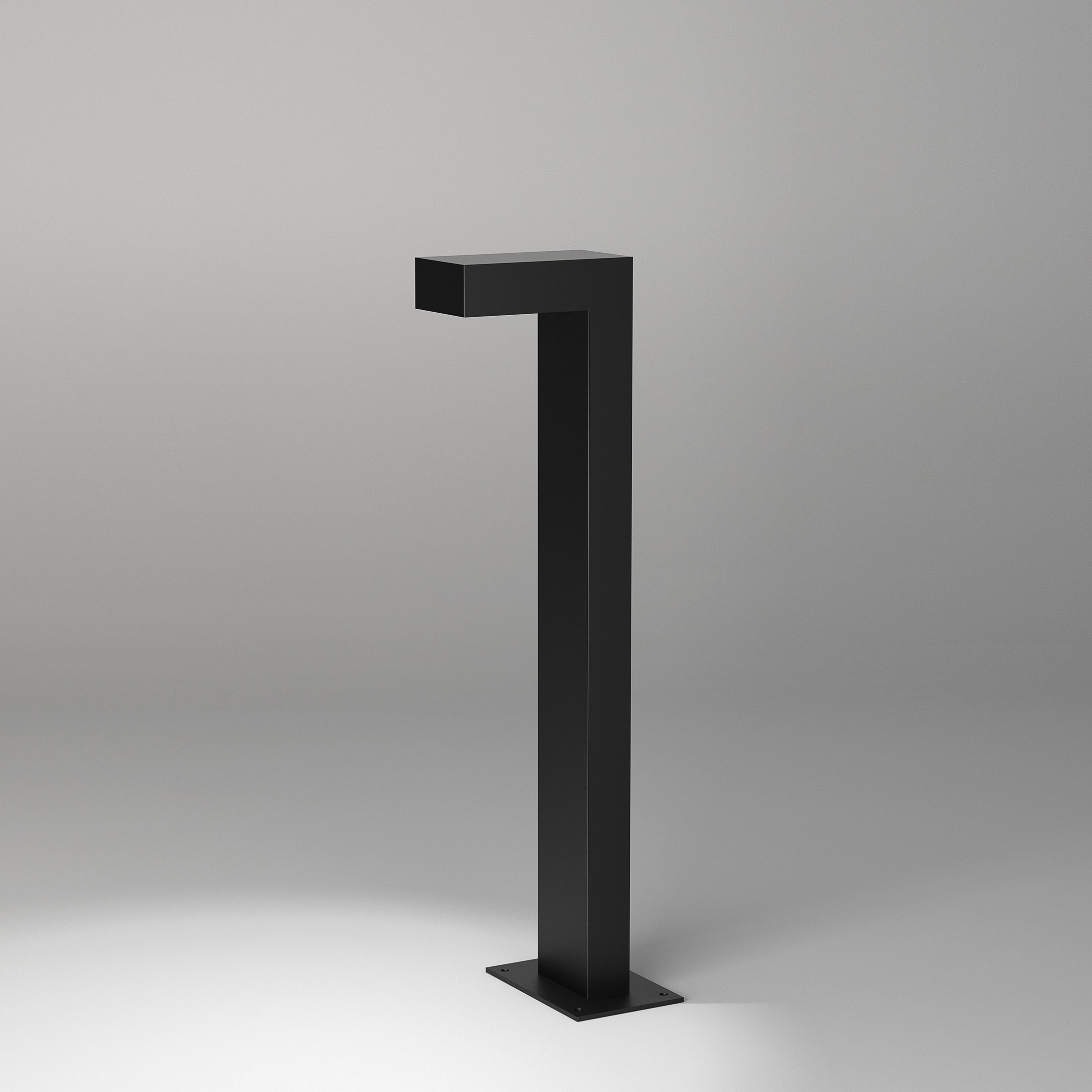 Black SLUP outdoor lamp
