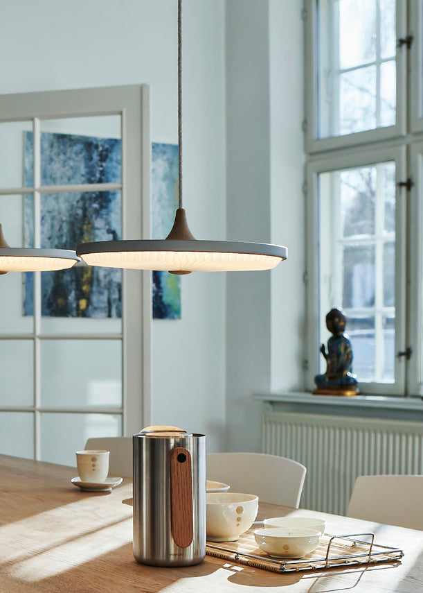 Hanging Lamp MODEL 198 SOLEIL Light Oak