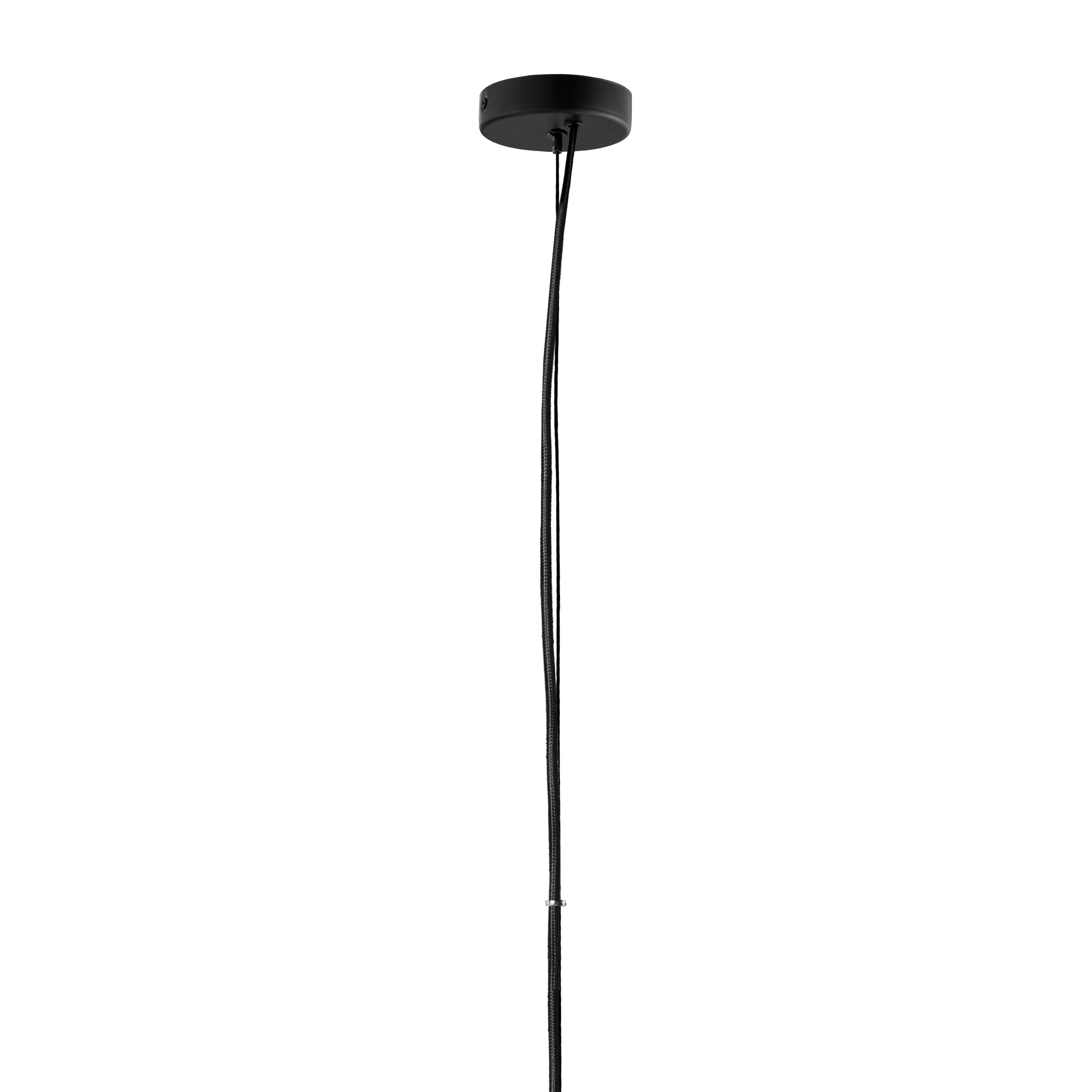 STILLA pendant lamp white with black finish
