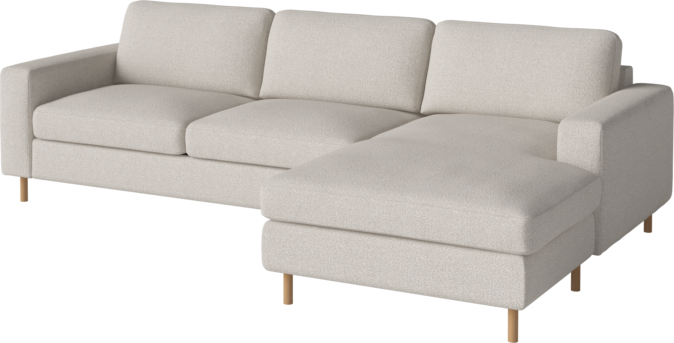 Scandinavia 3-person right-sided corner with an oak base