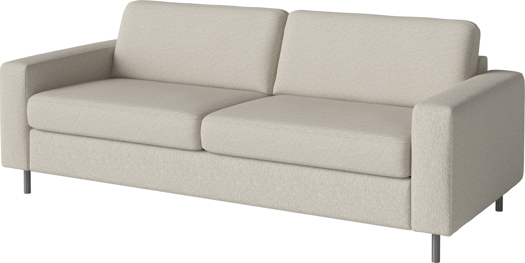 Scandinavia 3-person folding sofa steel base
