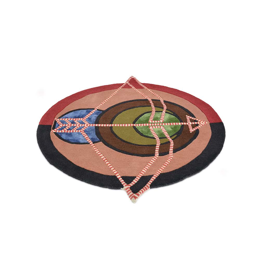Dywan okrągły ZODIAC SAGITTARIUS koralowy