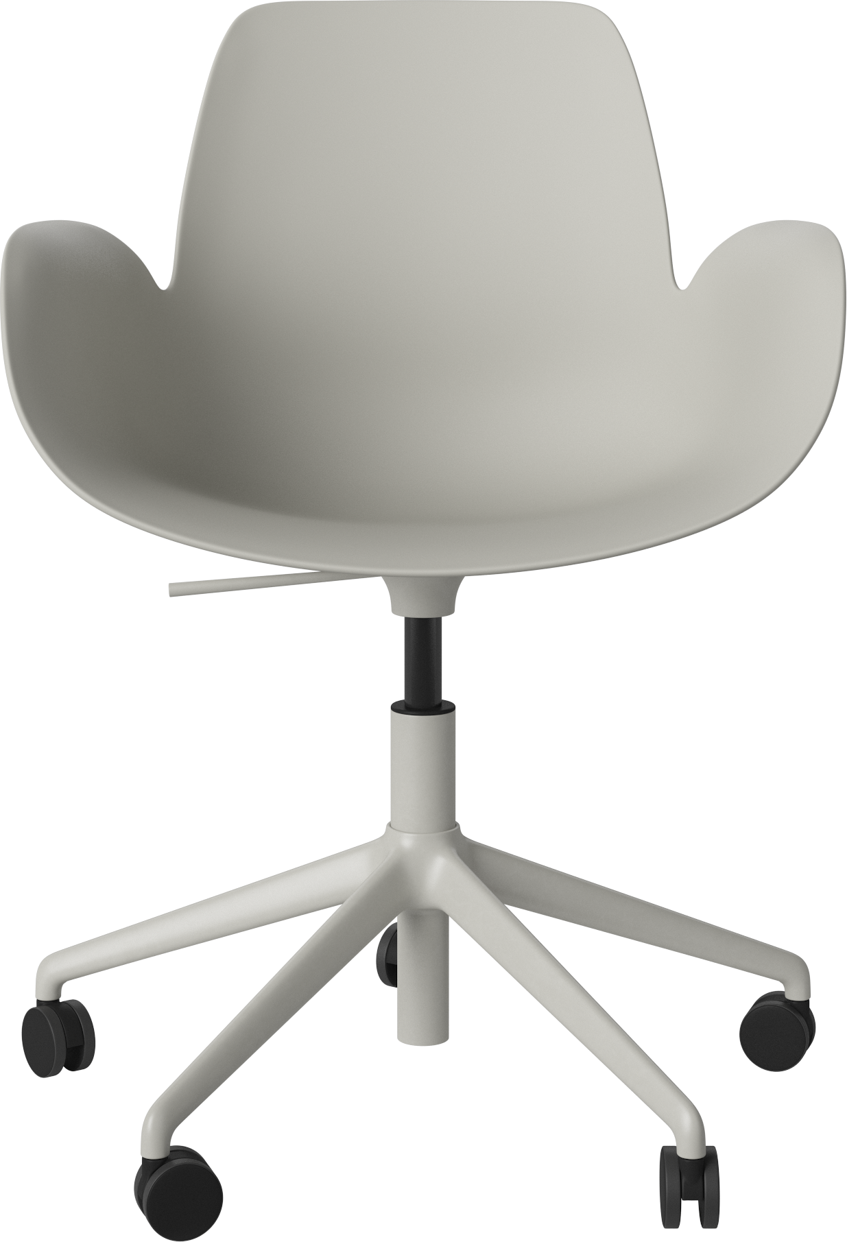 Seed gray office chair with a gray base