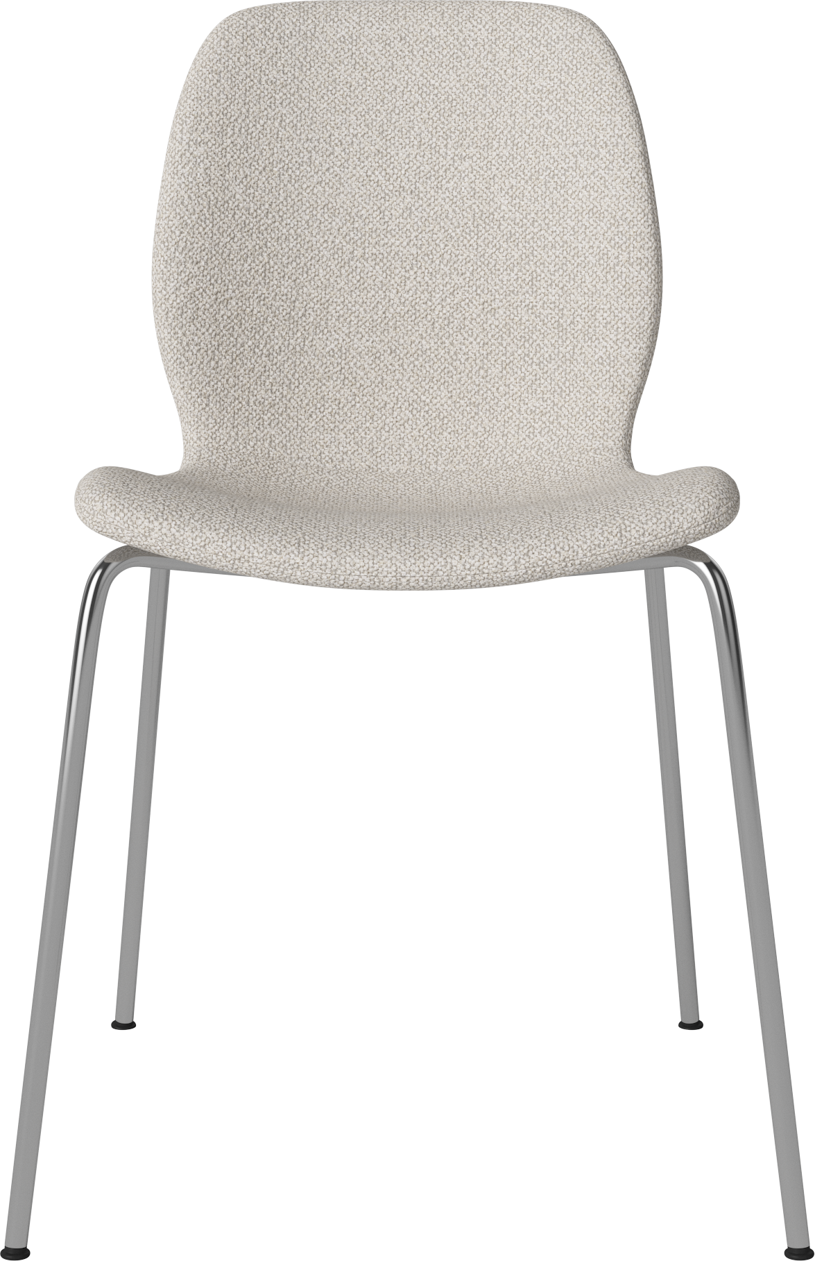 SEED chair upholstered with a steel base