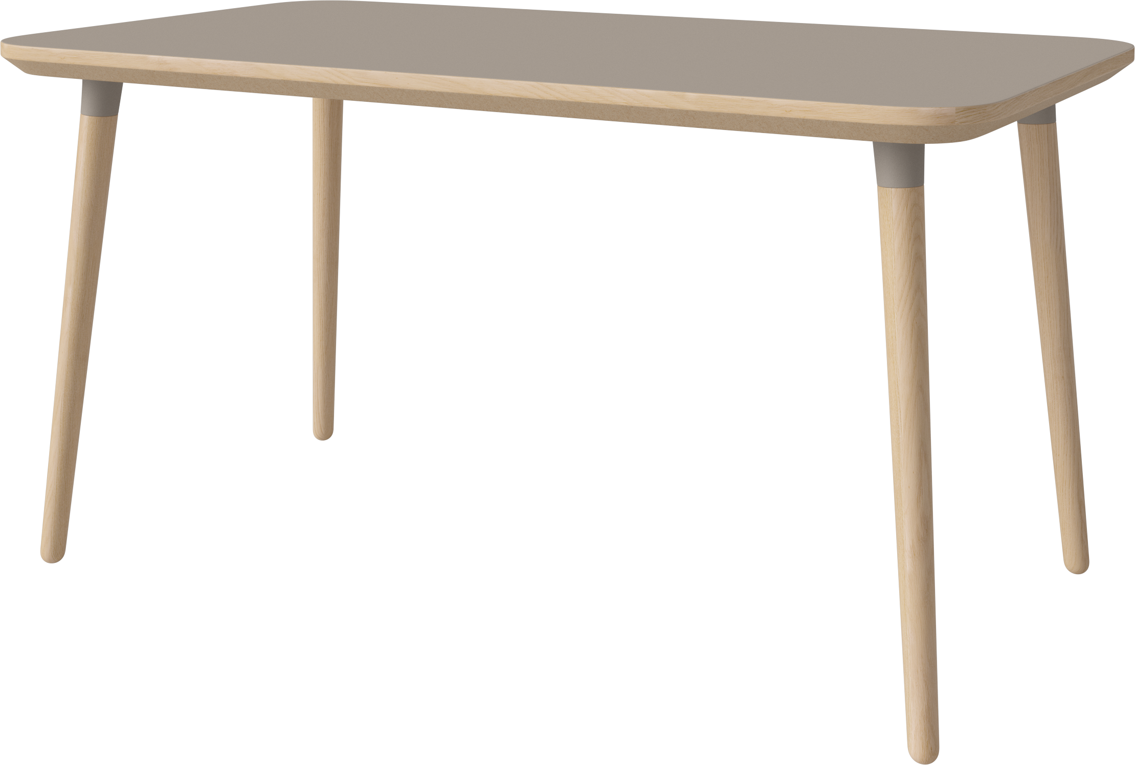 Rectangular table seed bleached oak veneer