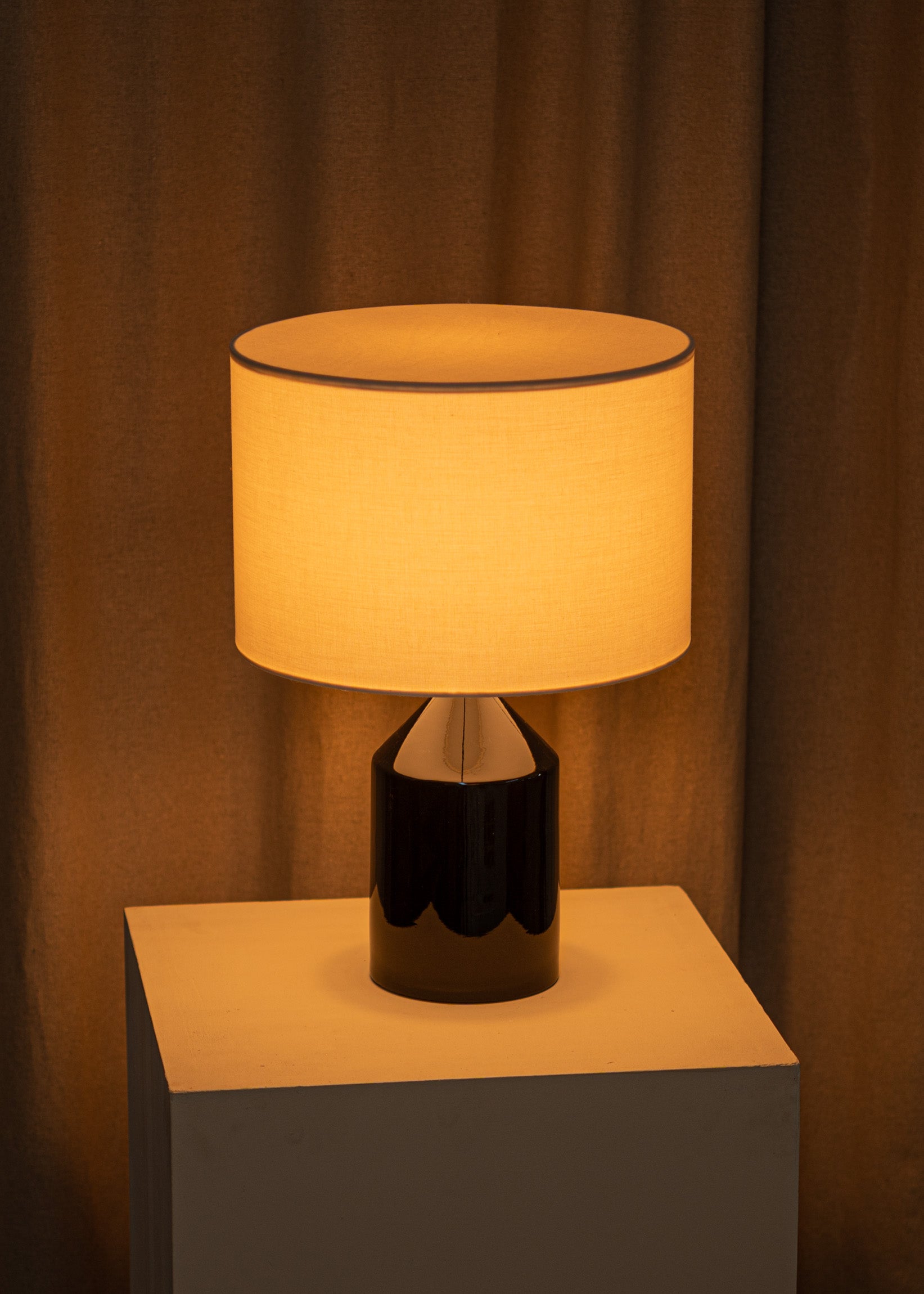 Ceramic Table Lamp JOSEF Black