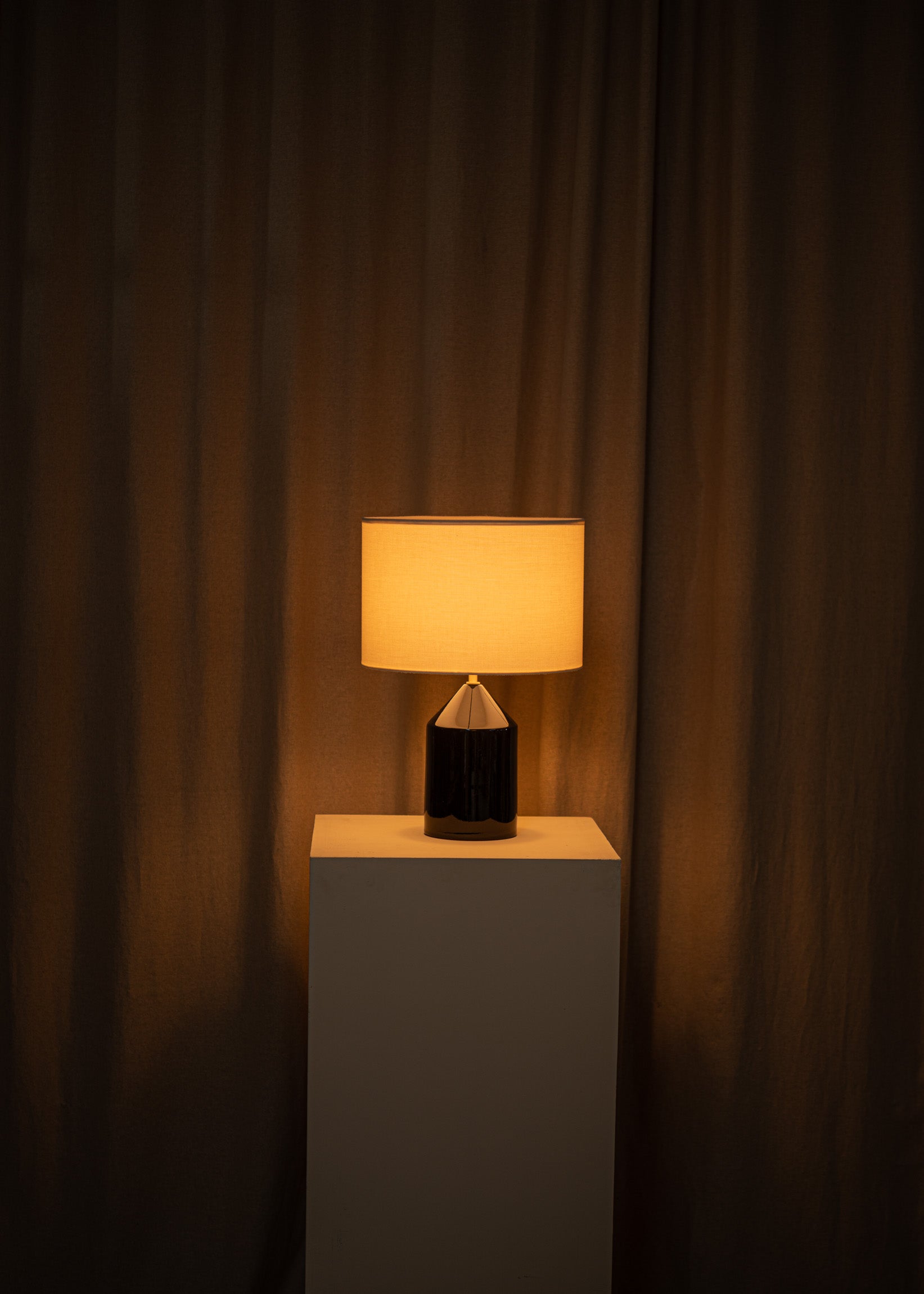 Ceramic Table Lamp JOSEF Black