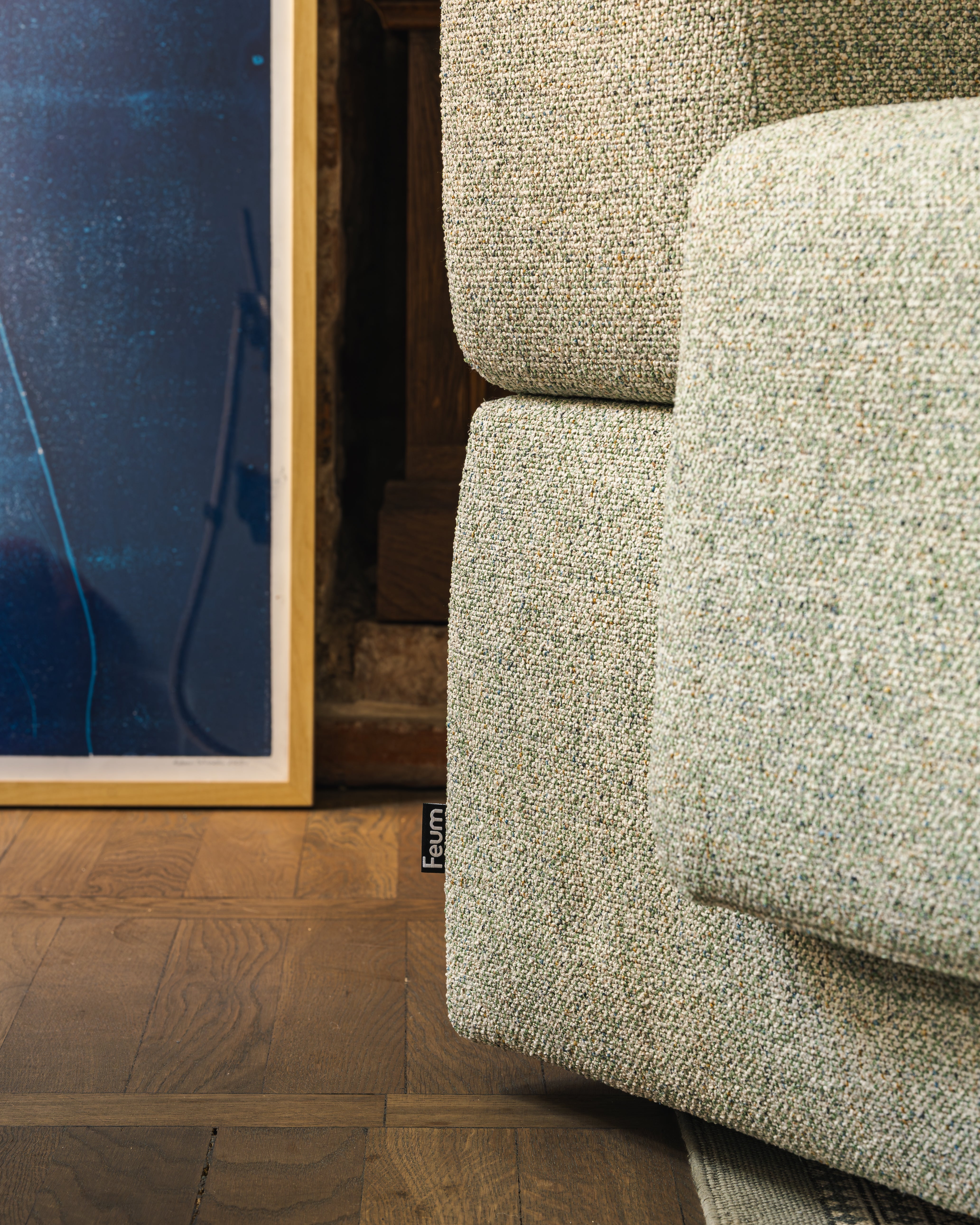 Modulares 3-Sitzer-Sofa UMI hellgrün [Amelia]