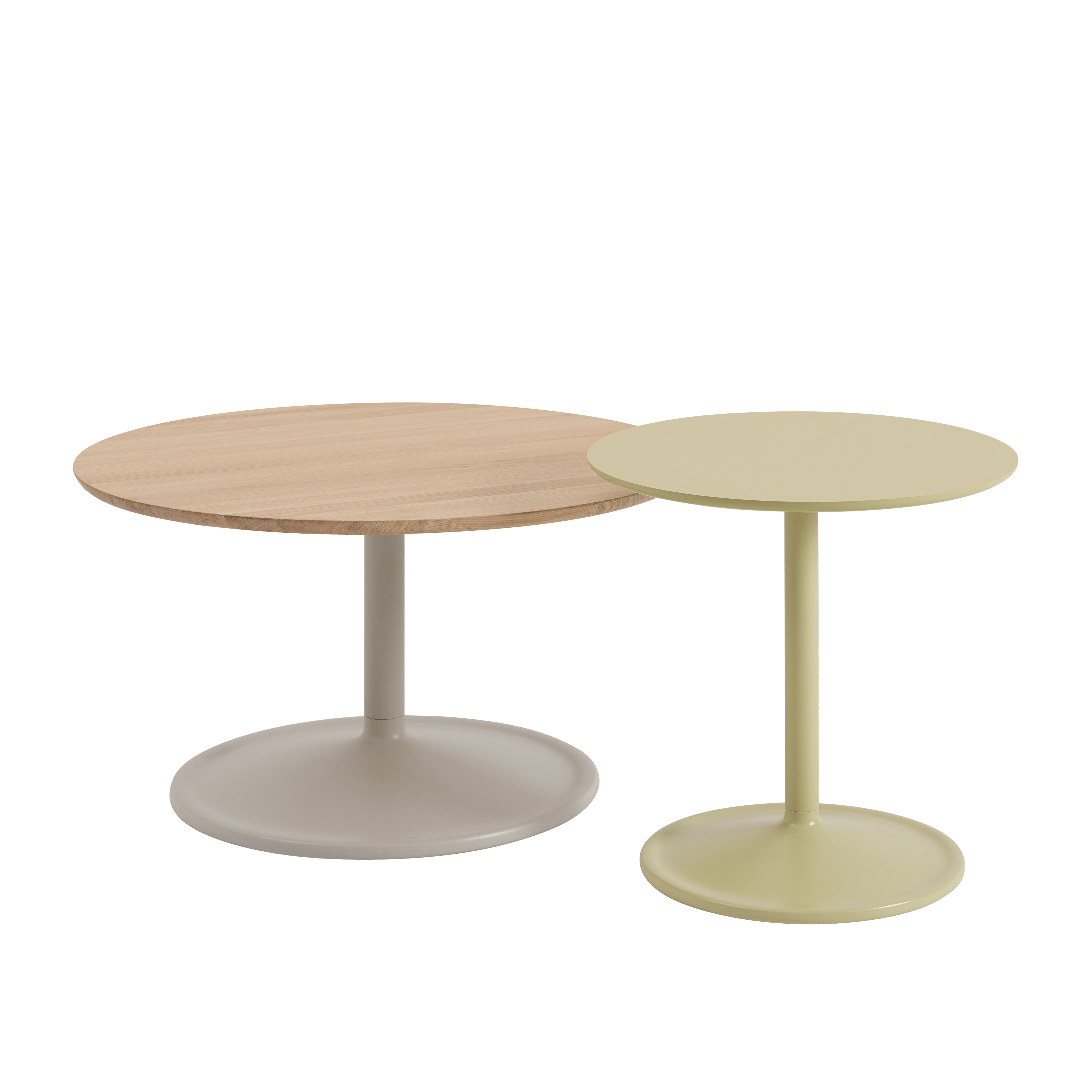 SOFT Side Table in Beige-Green