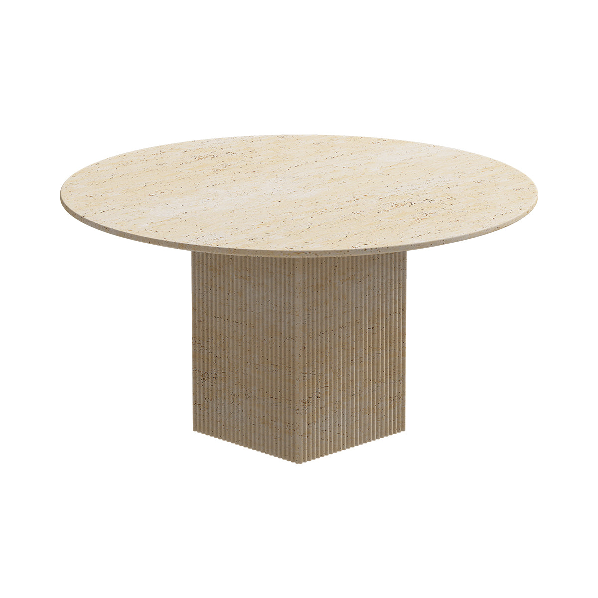 SOHO round table travertine