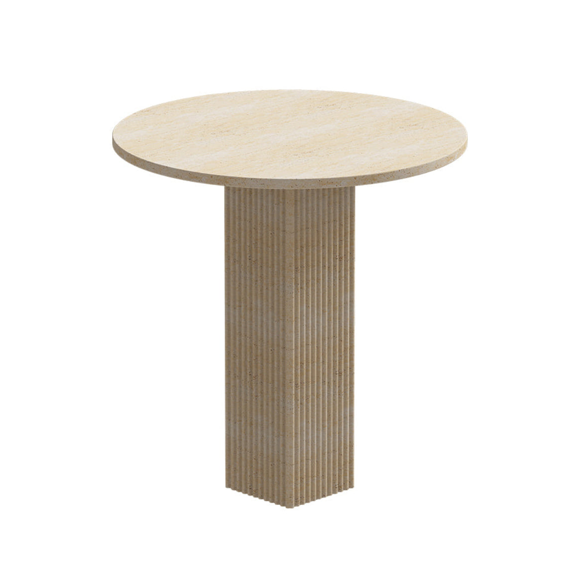 SOHO round table travertine
