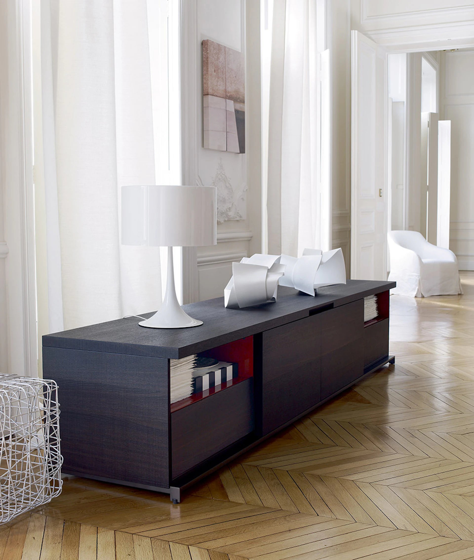 SPUN LIGHT Table Lamp White