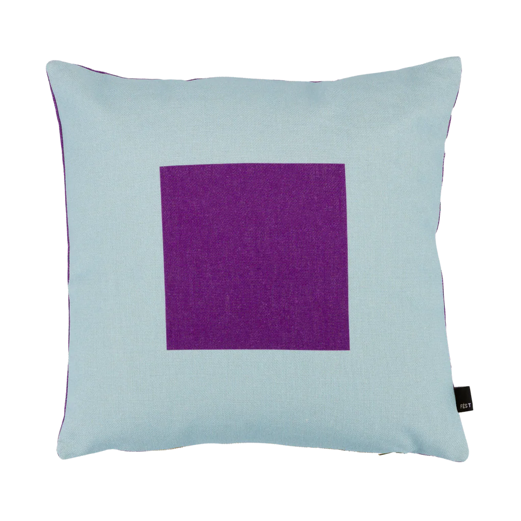 SQUARE Pillow Blue with Purple