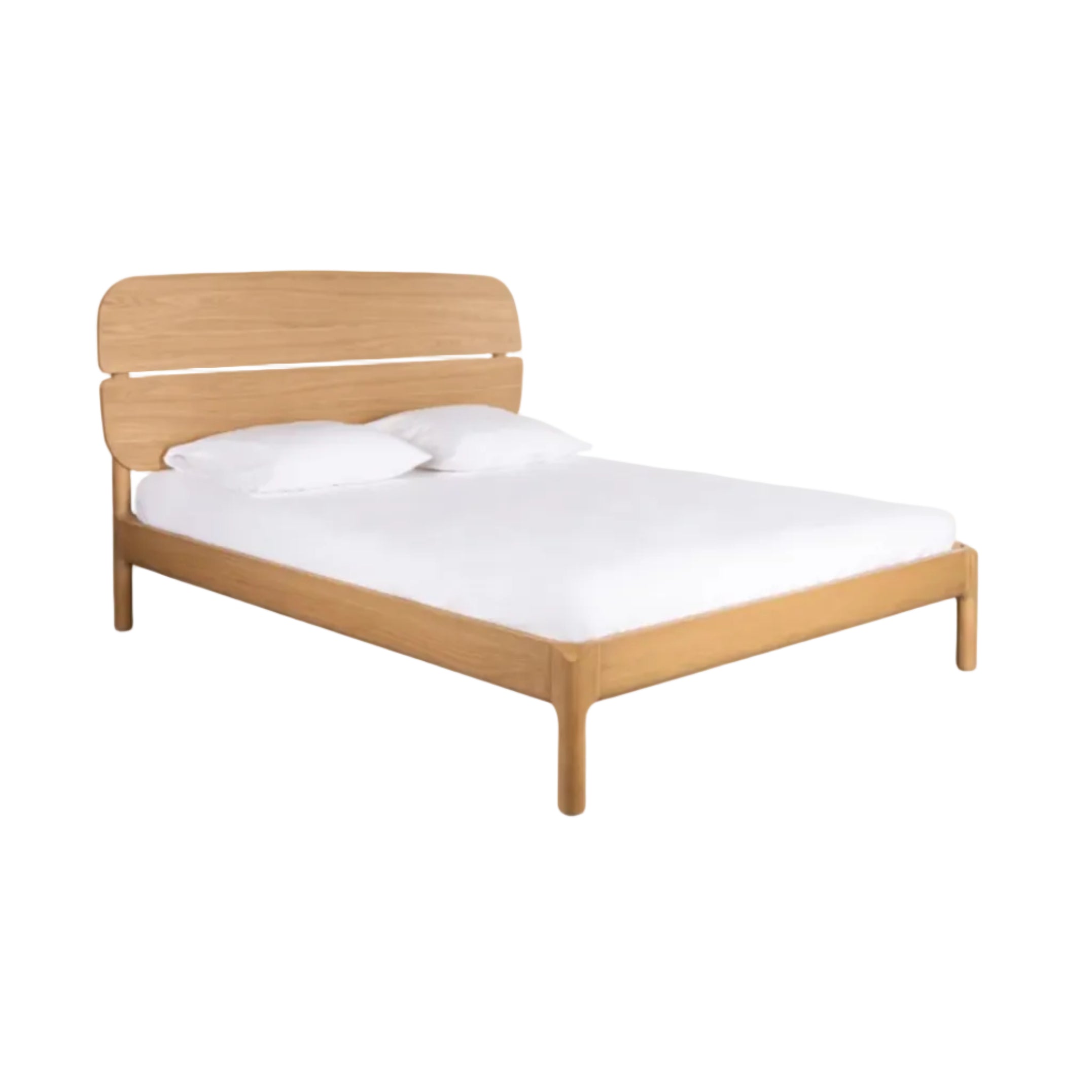 STORM bed in oak wood