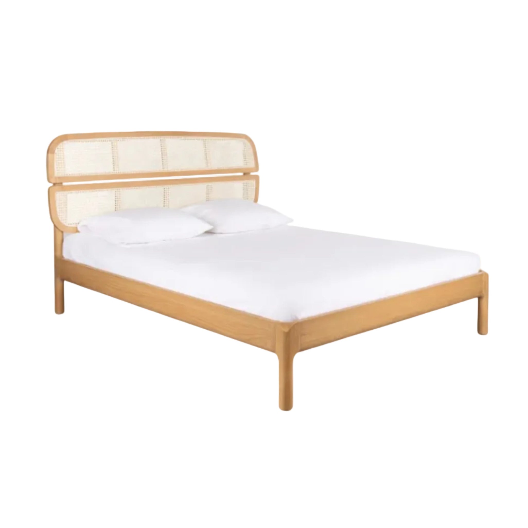STORM WEBBING Bed in Ash Wood