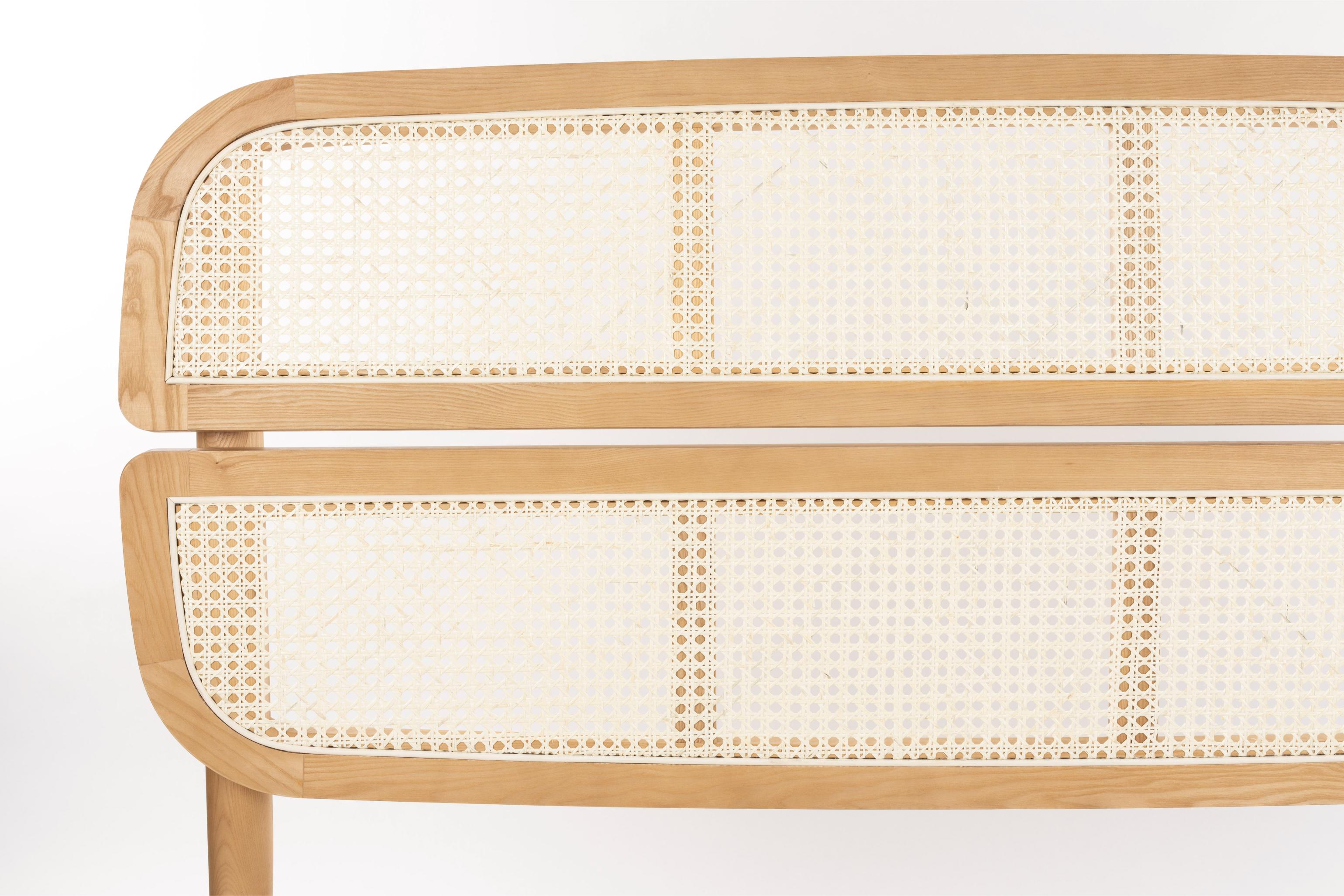 STORM WEBBING Bed in Ash Wood