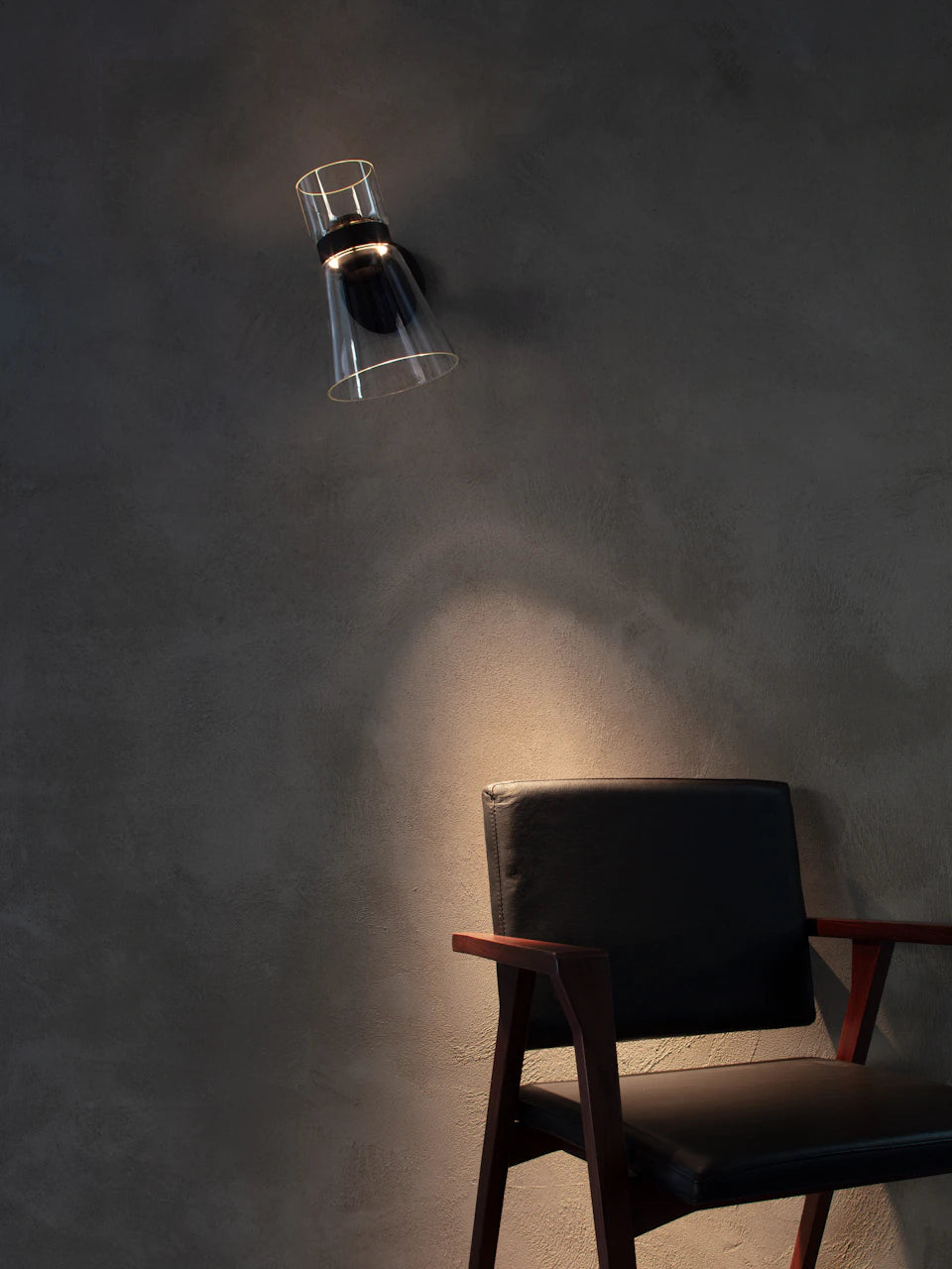 NOCTURNE CONE Wall Lamp in Silver
