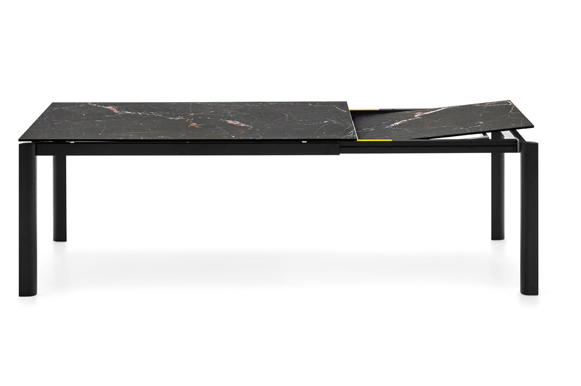 Expandable Table STREAM black top with black base