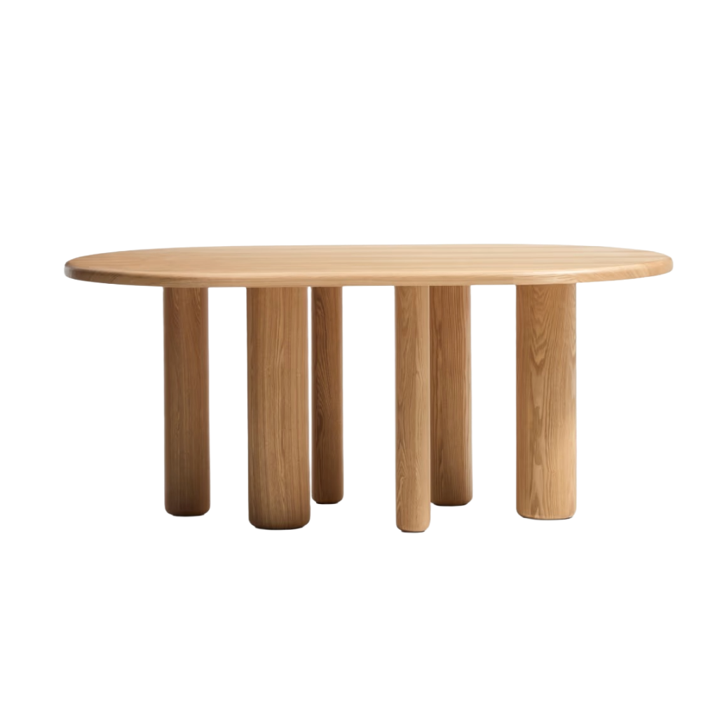 MAILEN Ash Veneer Dining Table