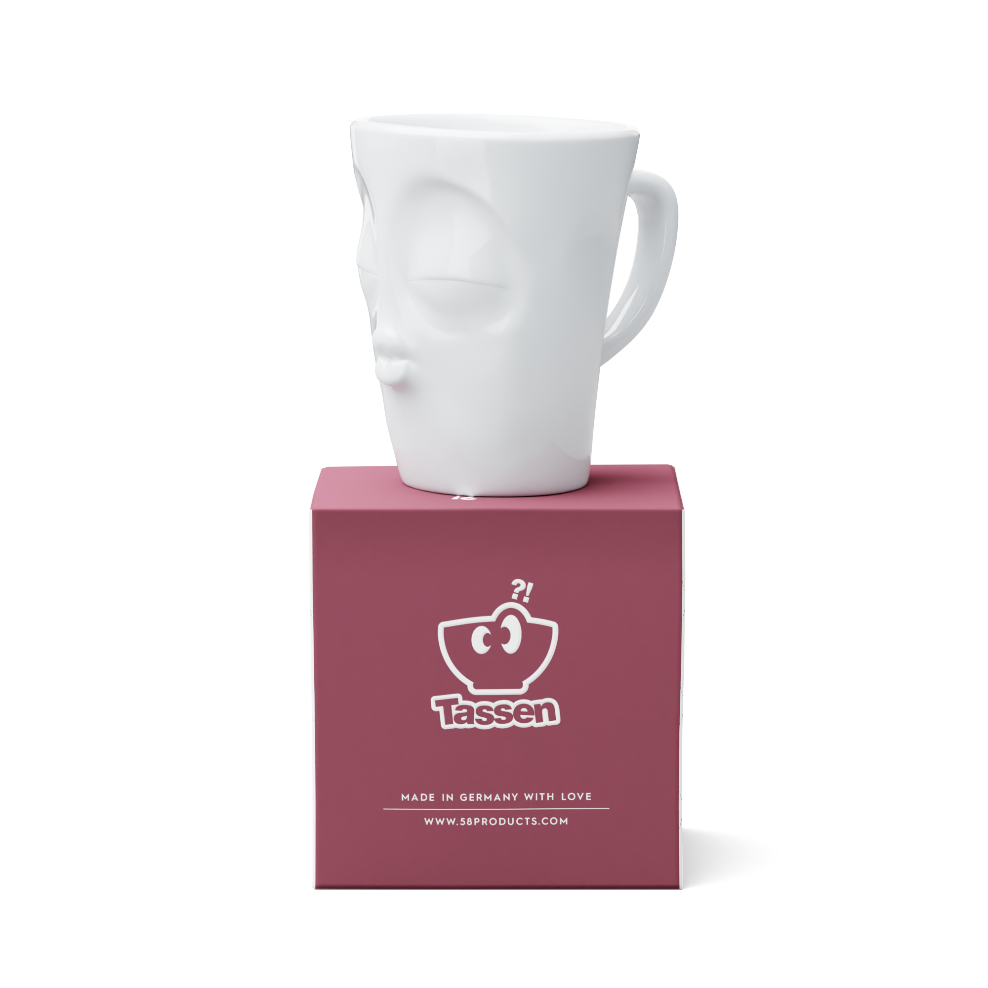 KISSING White Mug