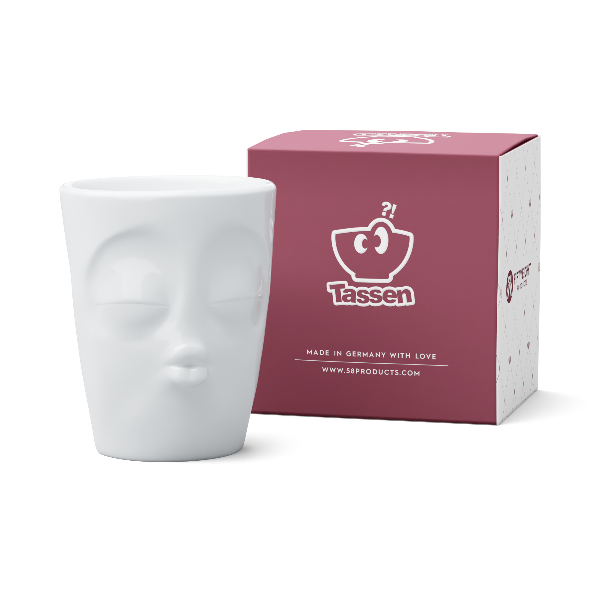 KISSING White Mug