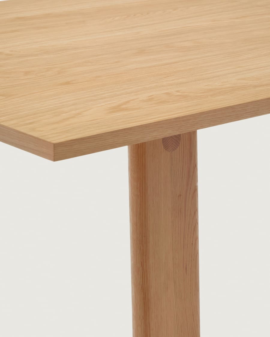 Arlen Folding Table Oak Veneer