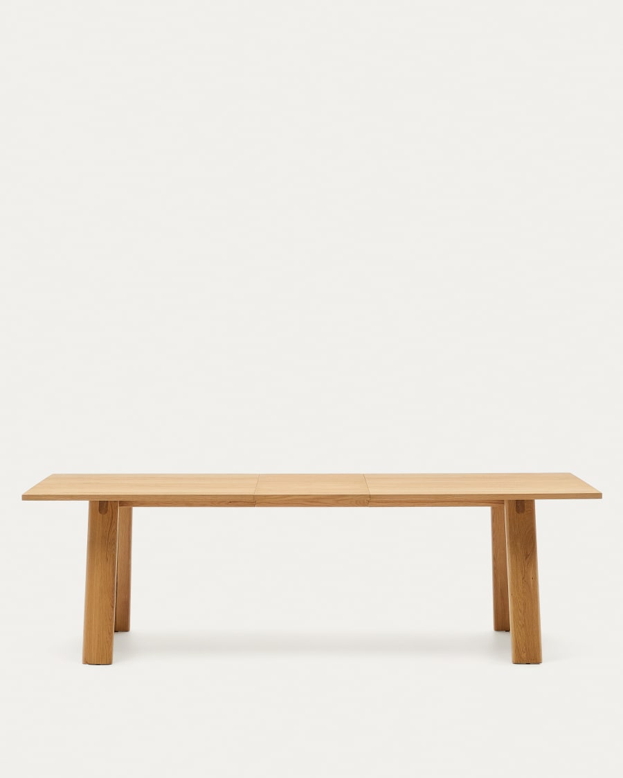 Arlen Folding Table Oak Veneer